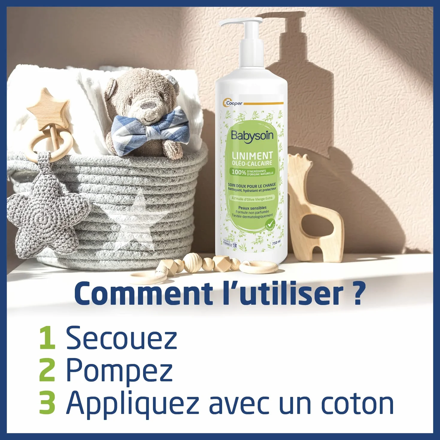 BABYSOIN Liniment oléo-calcaire Siège 750ML Sans parfum