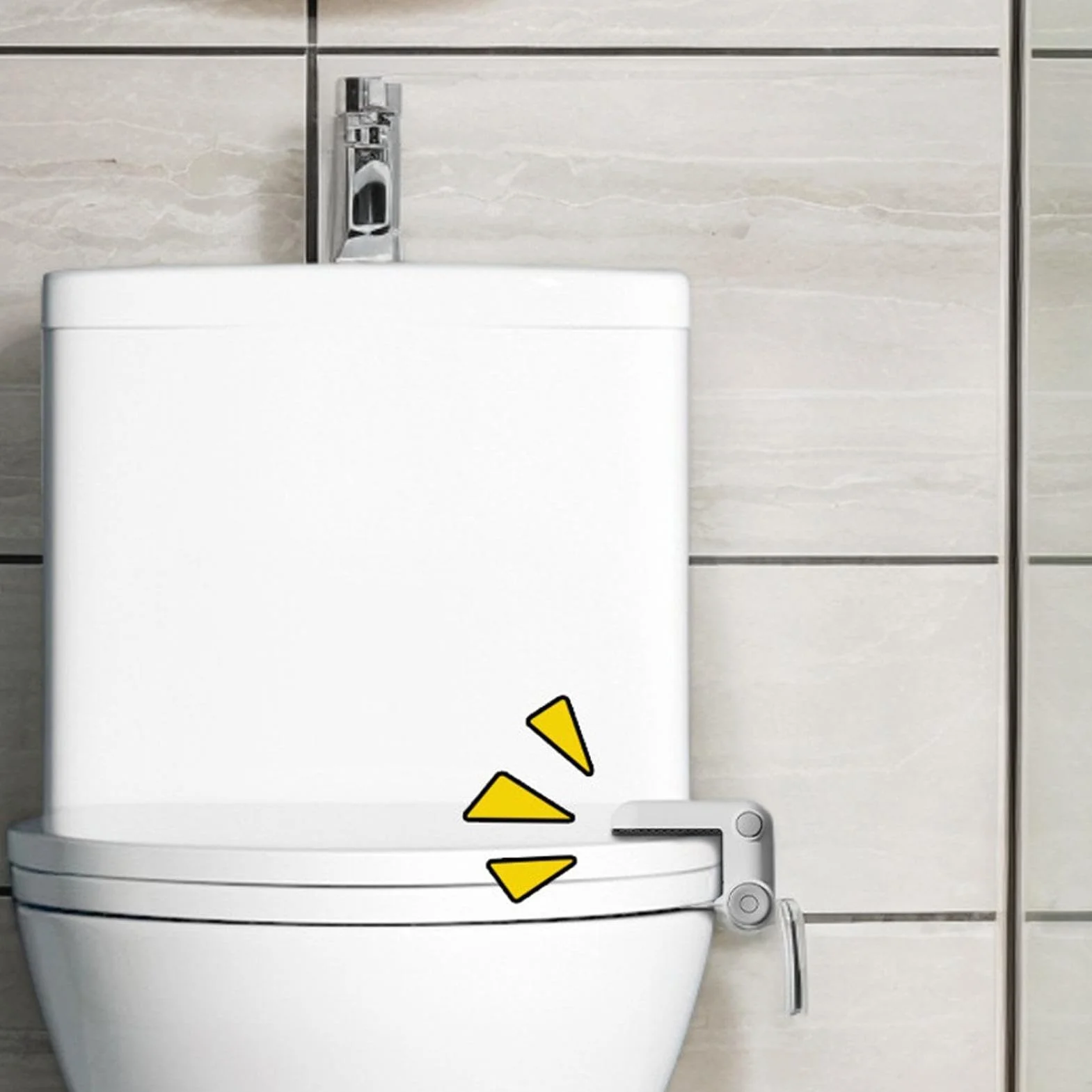 Verrou de sécurité enfant pour siège de toilette bébé - Serrure réglable en hauteur