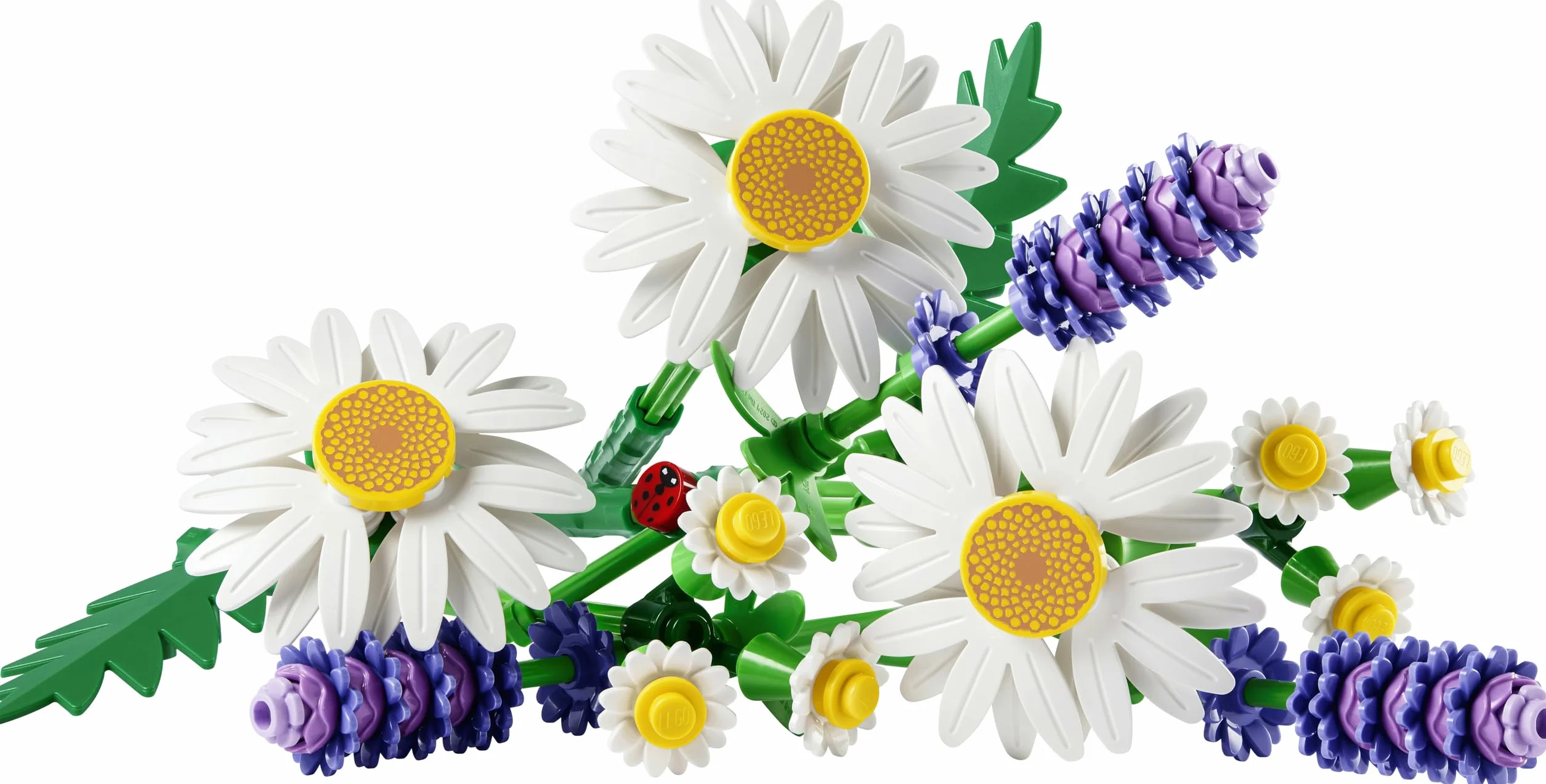 LEGO Botanicals Marguerites 11508 Bouquet de Fleurs Artificielles Marguerites & Lavande Décoration Chambre DIY Cadeau Fille 9 Ans Adulte