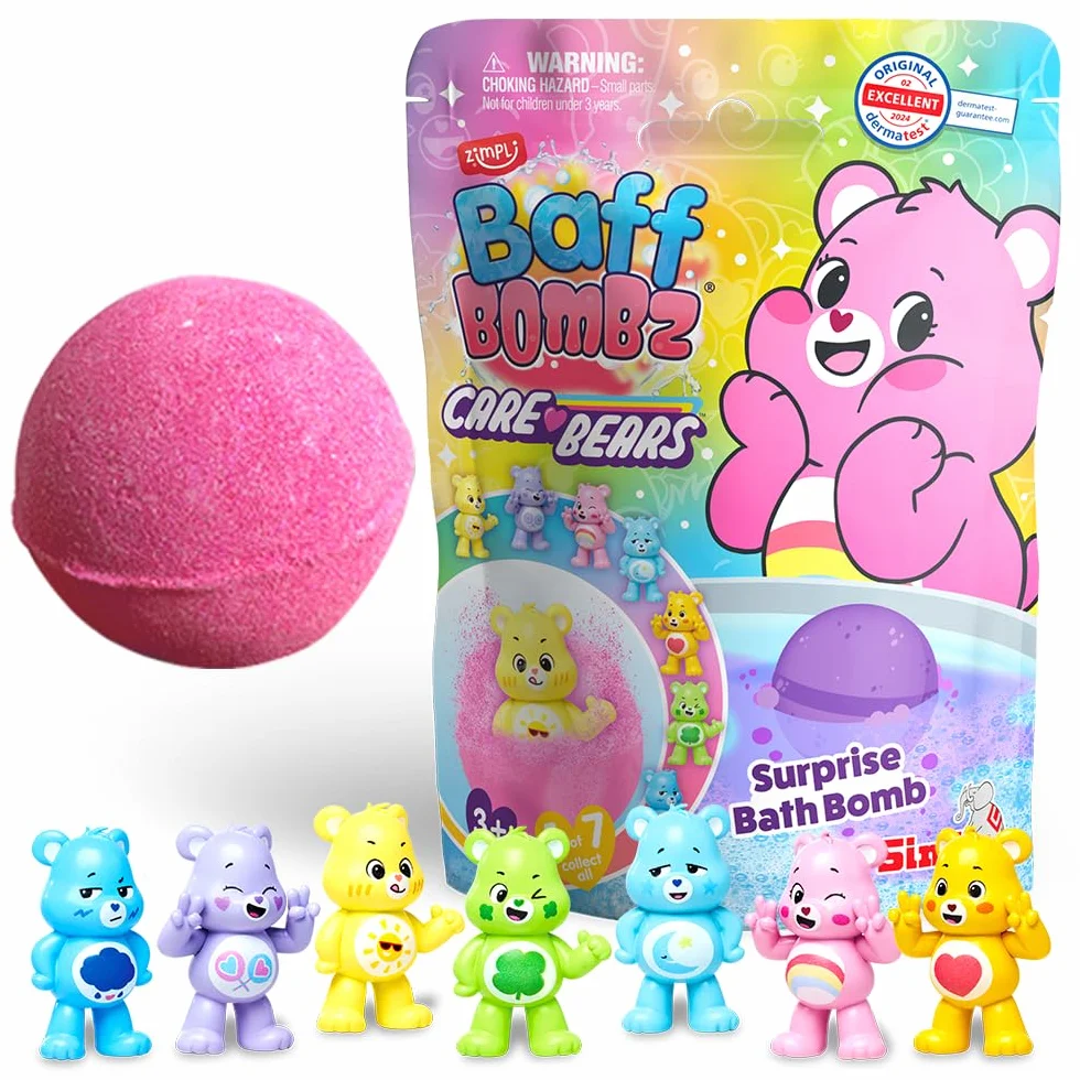 Bisounours Grande Bombe de Bain Surprise – 1 Jouet à Collectionner, Figurine pour Sac d’Anniversaire