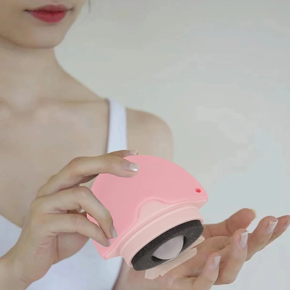 Sunblock Buddy Applicateur de crème solaire portable rechargeable rouleau éponge ensemble pinceaux