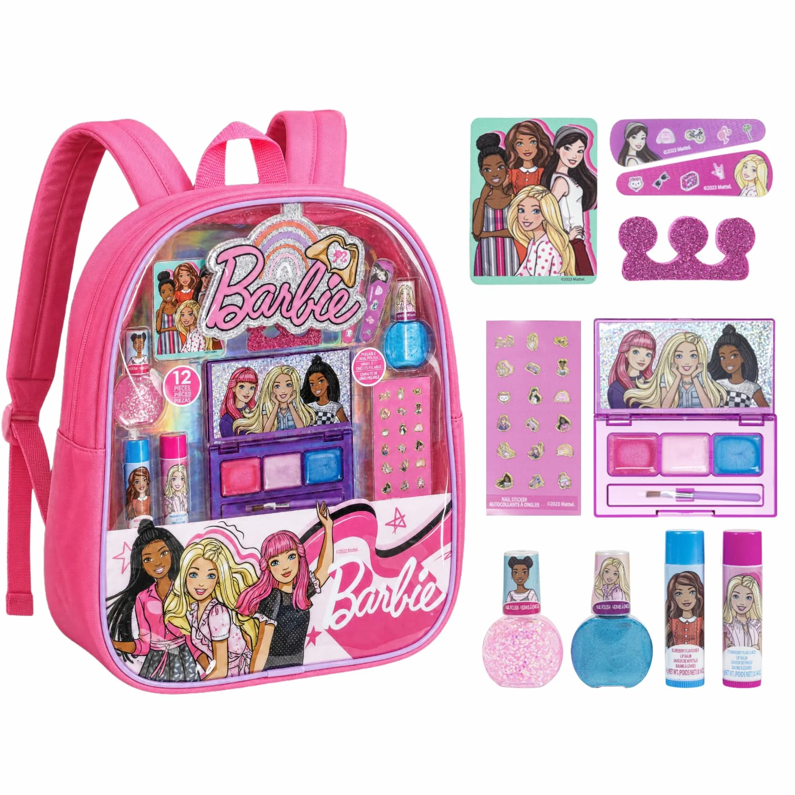 Barbie Sac à Dos Maquillage Enfant Coffret Beauté Filles