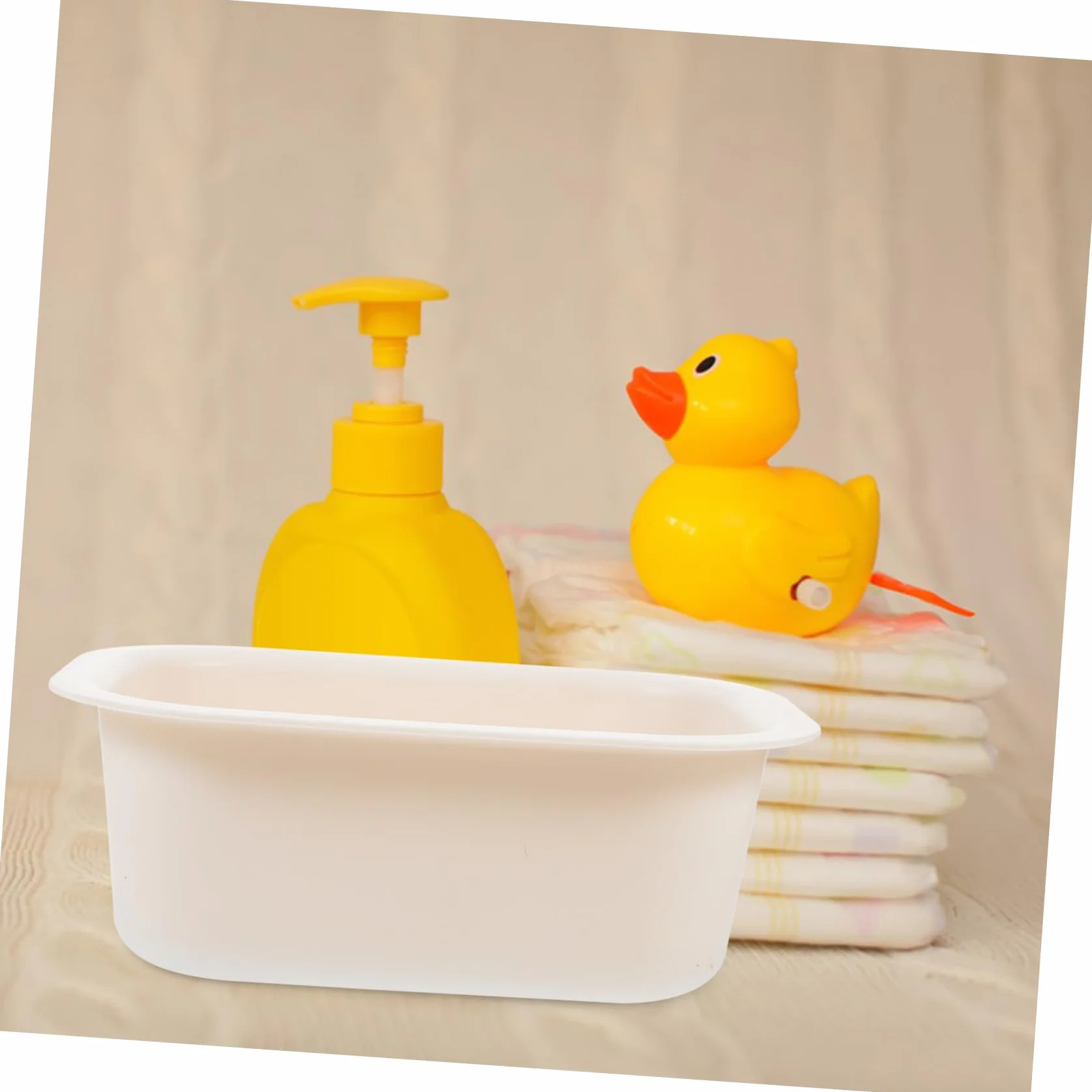 Bassine pour Table à Bébé en Pp Beige
