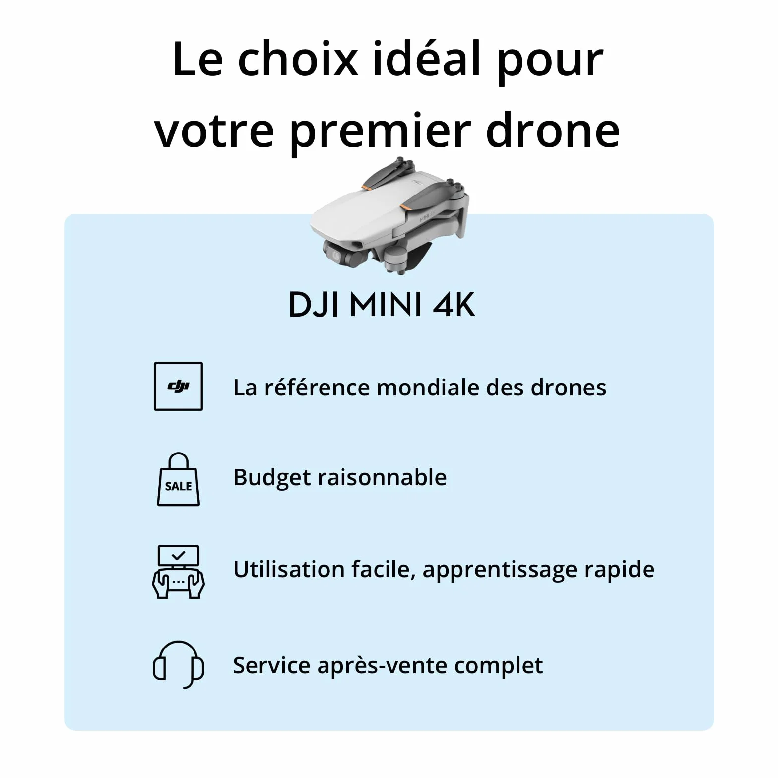 Drone Caméra 4K UHD Mini < 249 g, Stabilisation Nacelle 3 Axes, Transmission 10 km, 2 Batteries 62 min