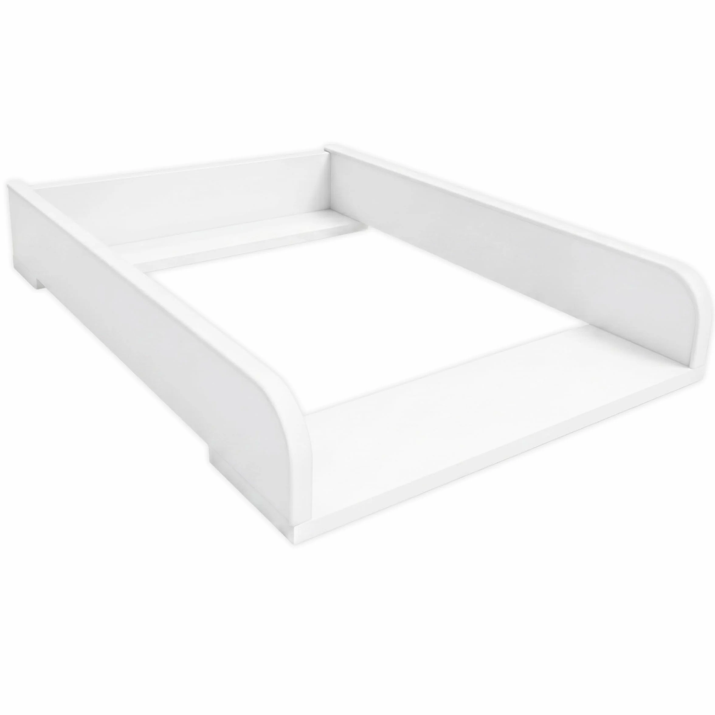 Table à langer bébé Blanc 53,2 x 70 cm Réglable extensible 34–50 cm Bords surélevés