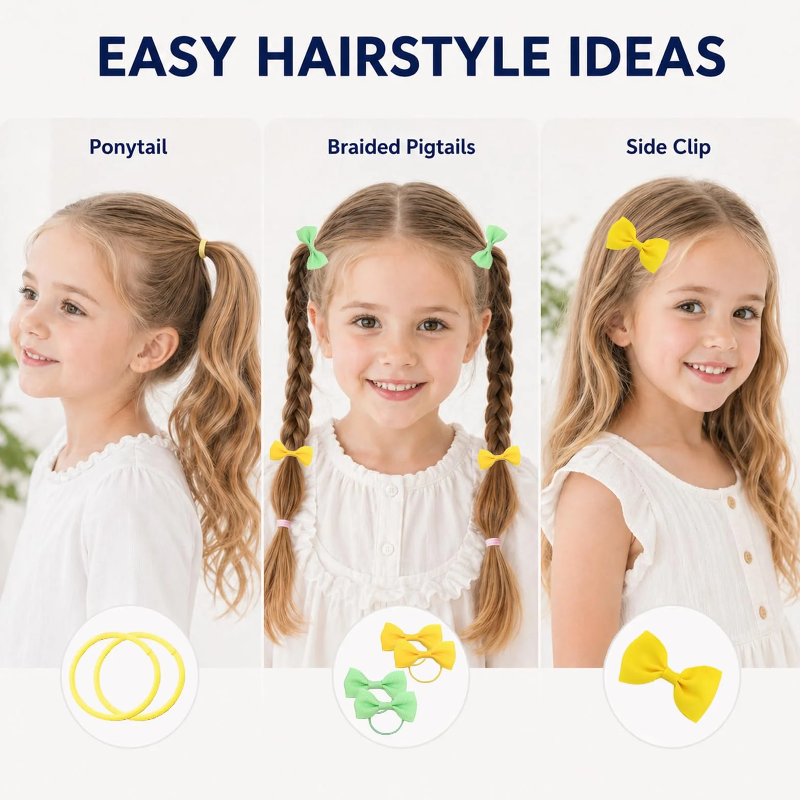 78 Pièces Barrettes Cheveux Fille Chouchou Bébé, Élastiques Cheveux, Mini Pinces pour Bébé