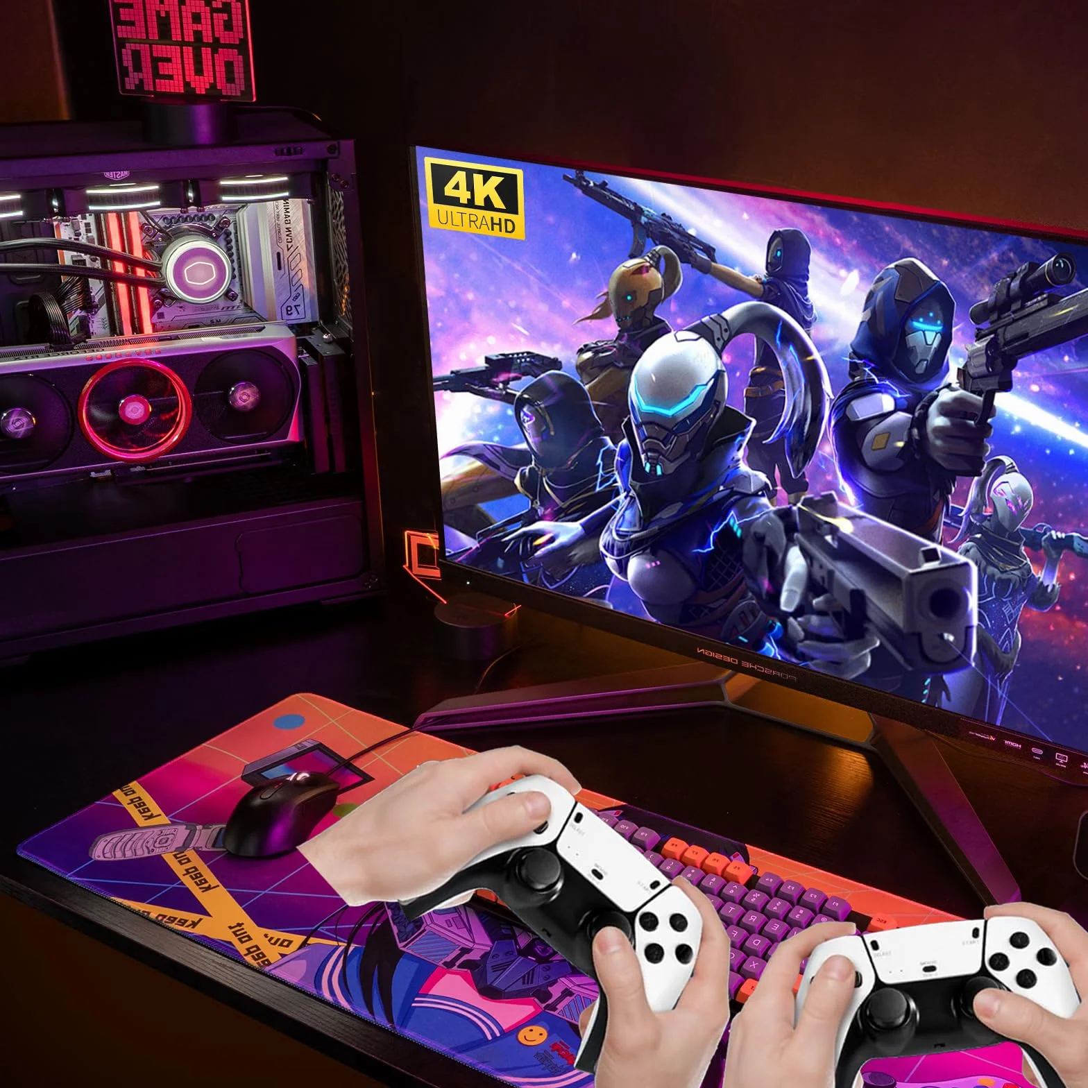 Console de jeux rétro Nawchedo 4K HDMI 64 Go avec 40 000 jeux et 23 émulateurs