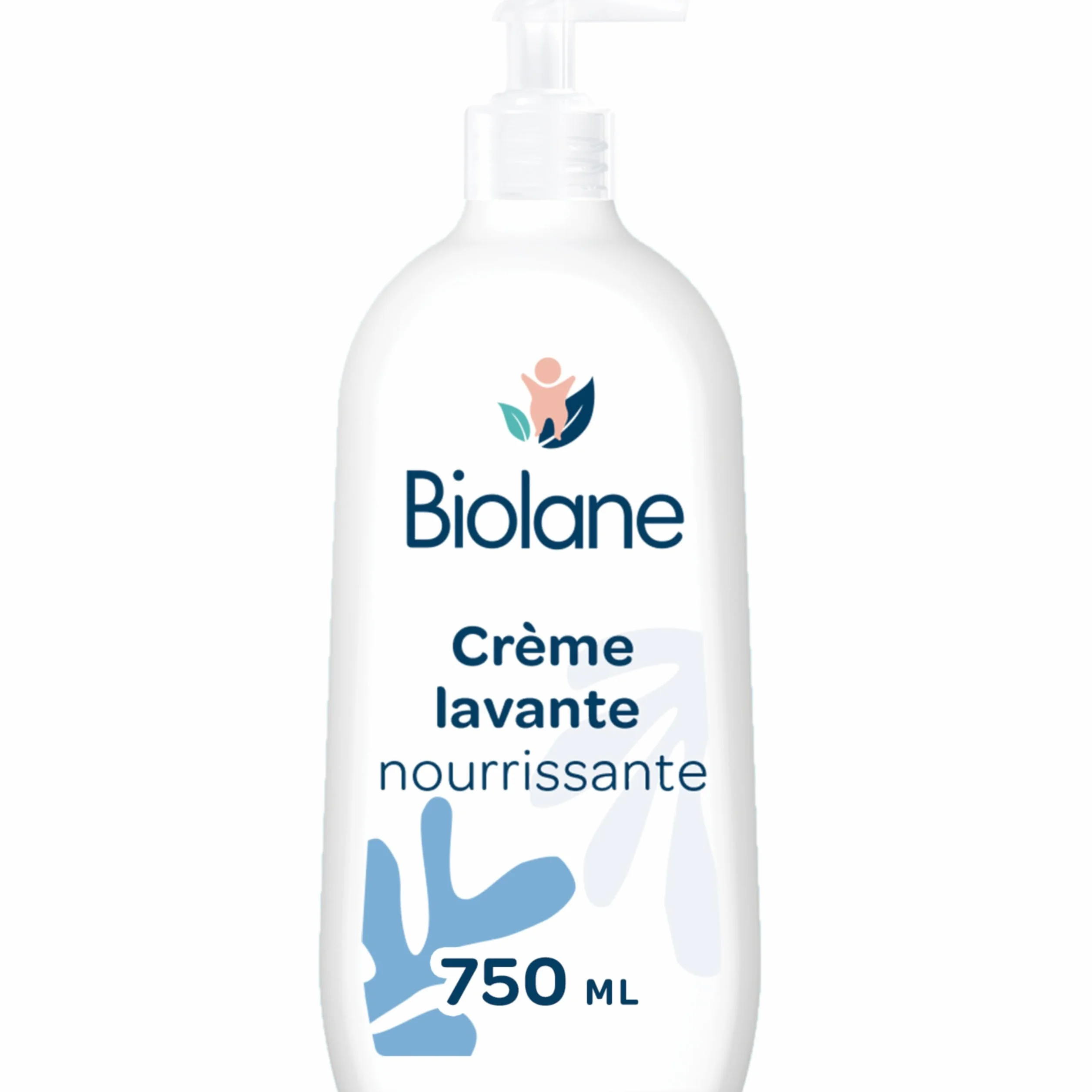 BIOLANE Crème Lavante Nourrissante Bébé Corps et Cheveux 750 ml Gel Douche Doux Peau Sensible