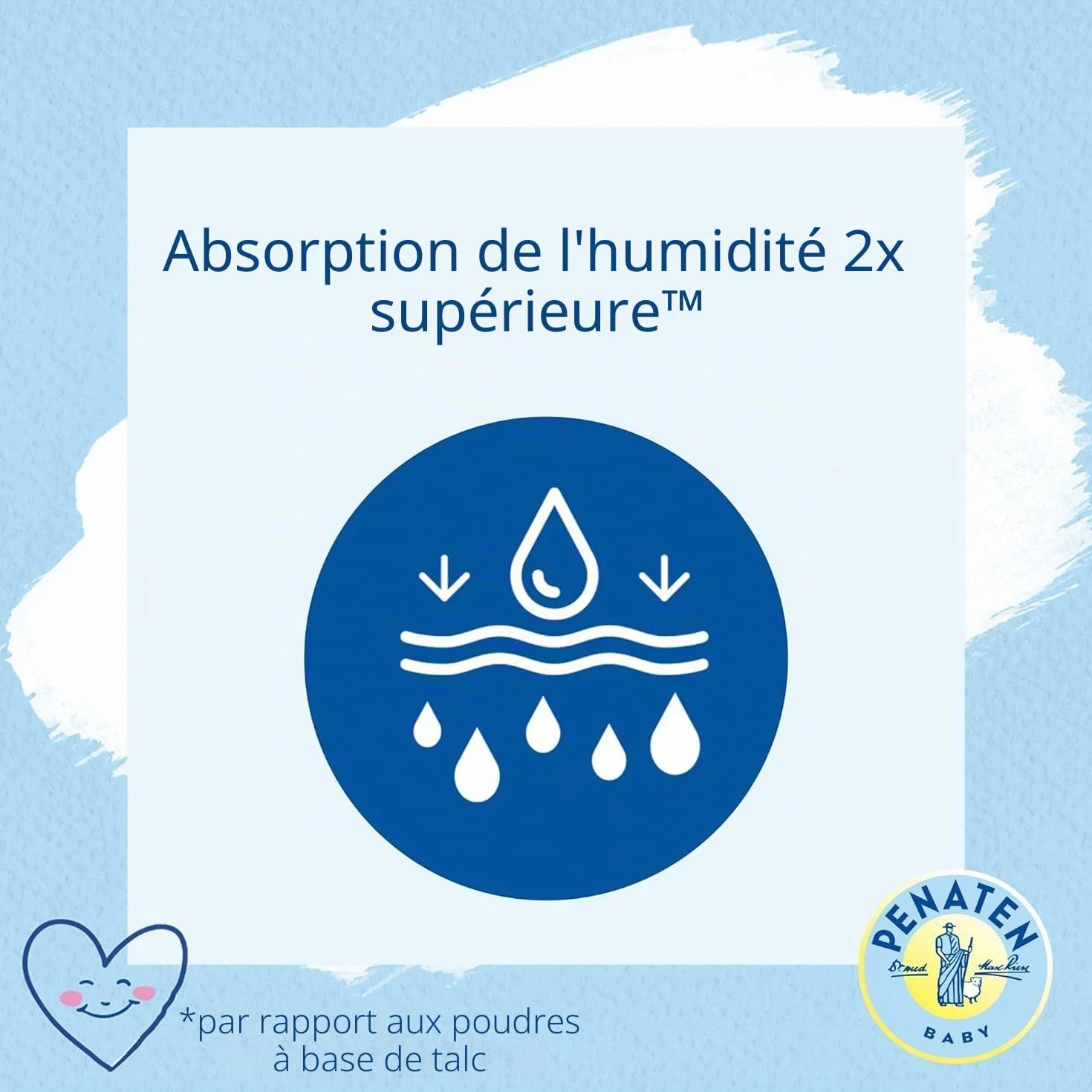Penaten Poudre naturelle pour bébé aloe vera vitamine E 100 g