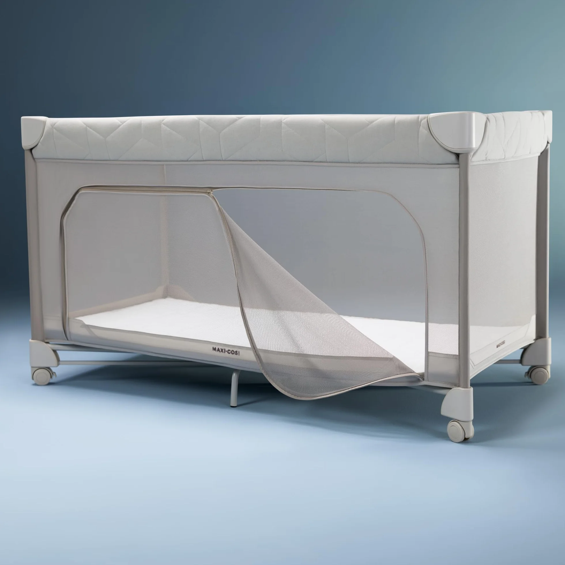 Maxi-Cosi Merlin Lit Parapluie Bébé 2-en-1 0-4 A 18 kg Pliable Matelas CloudCore 120 x 60 cm Elegance Beige