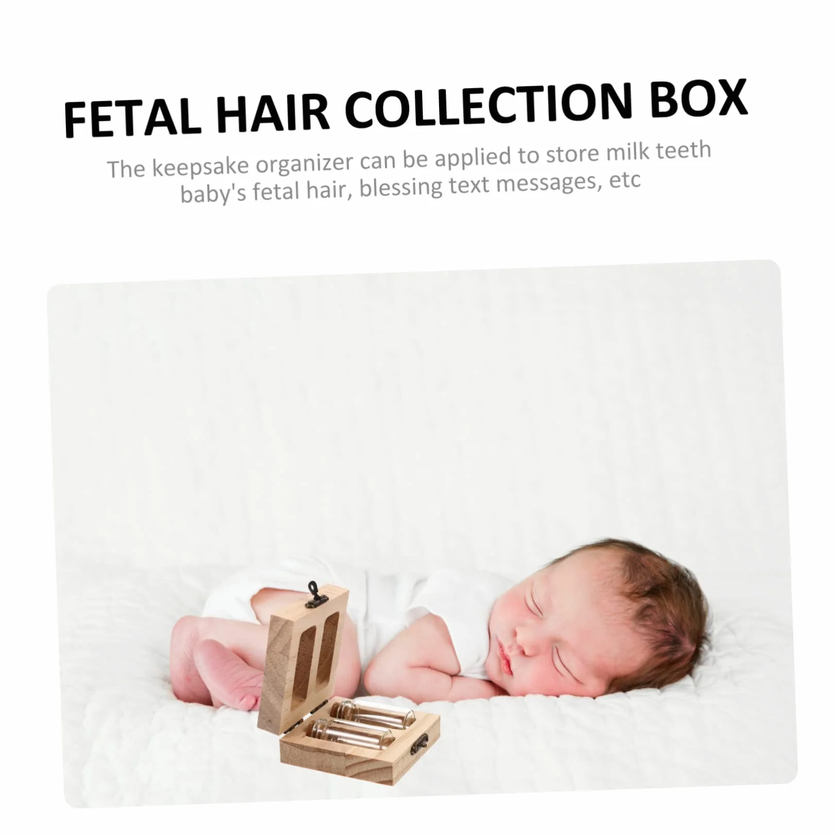 Garneck Support de rangement en bois pour bébé