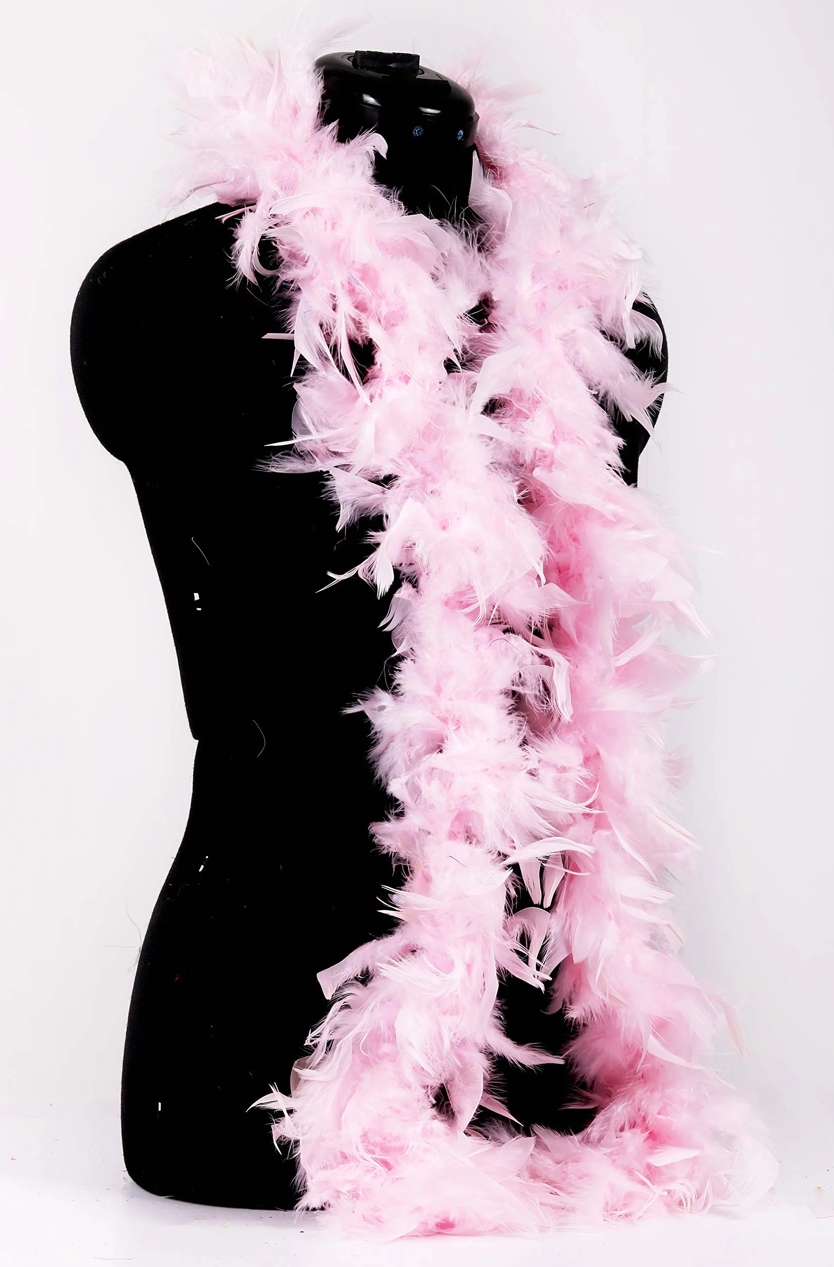 Trimits Boa en plumes de marabout Rose 1,8 m x 12 cm