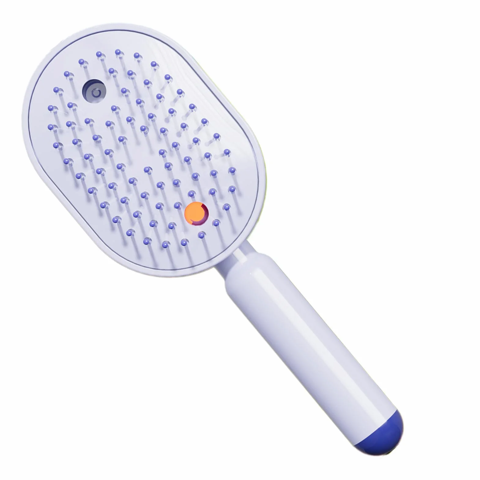 Brosse électrique démêlante par vibration coussin d'air rouge clair pour cheveux mouillés