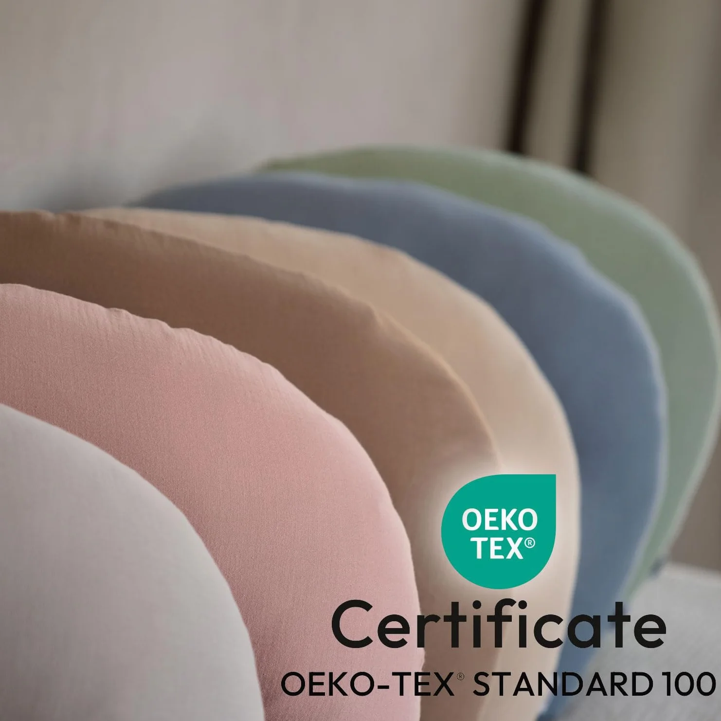Réducteur de Lit Bébé 100x60 cm Cocon Nouveau-né Mousseline Douce Matelas Nid Bébé Coton Certifié Oeko-TEX Sommeil Sécurisé Berceau Lit Voyage Beige