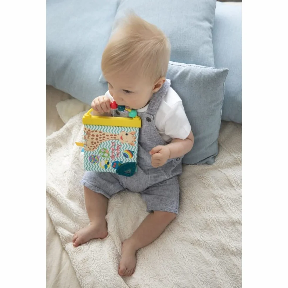 SOPHIE LA GIRAFE Livre d'Éveil Multicolore pour Bébés - Développer les Sens