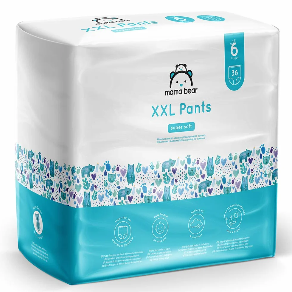 Mama Bear Couches Culottes XXL Taille 6 18-30kg 72 Pièces
