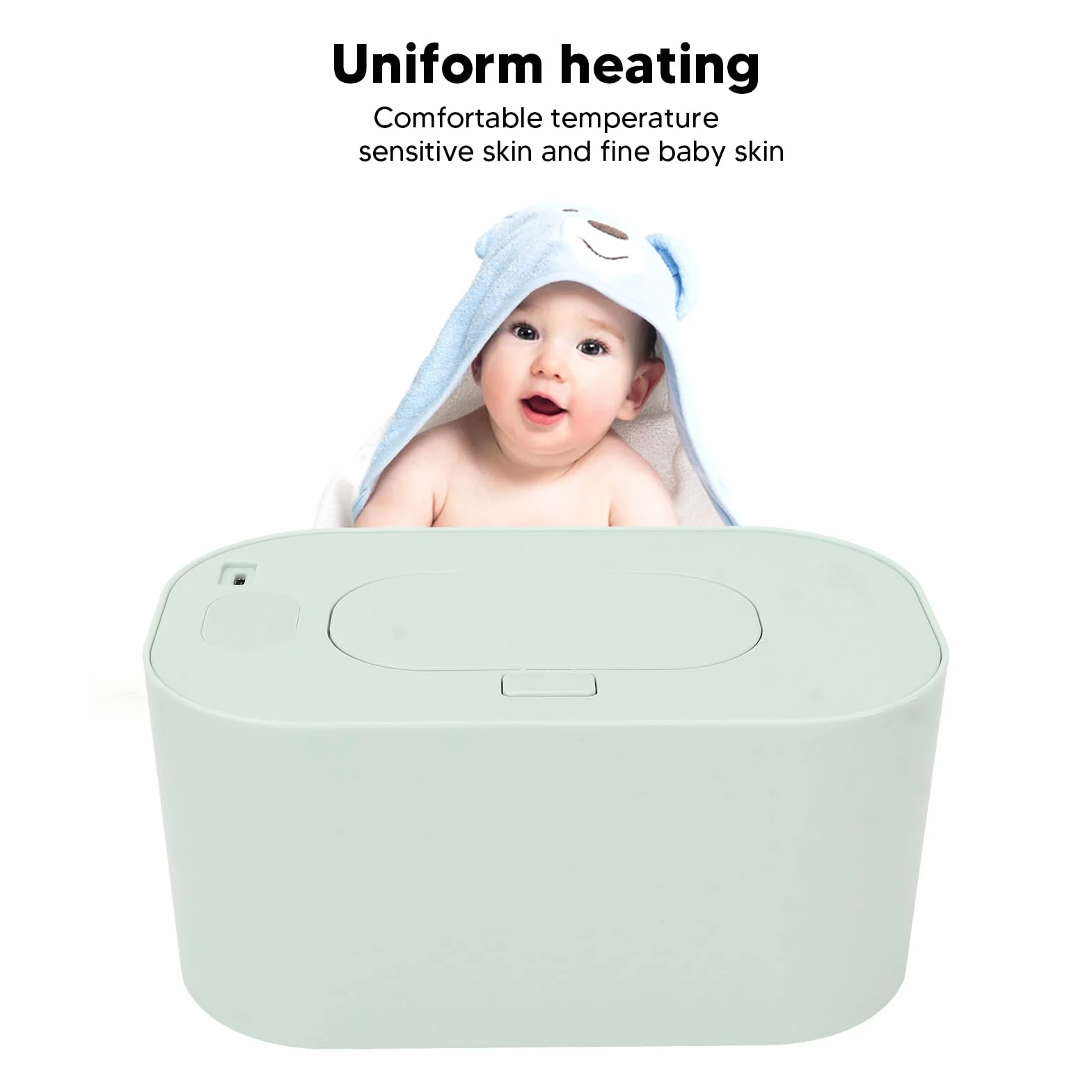 Chauffe-lingettes Portable USB pour Bébé avec Thermostat