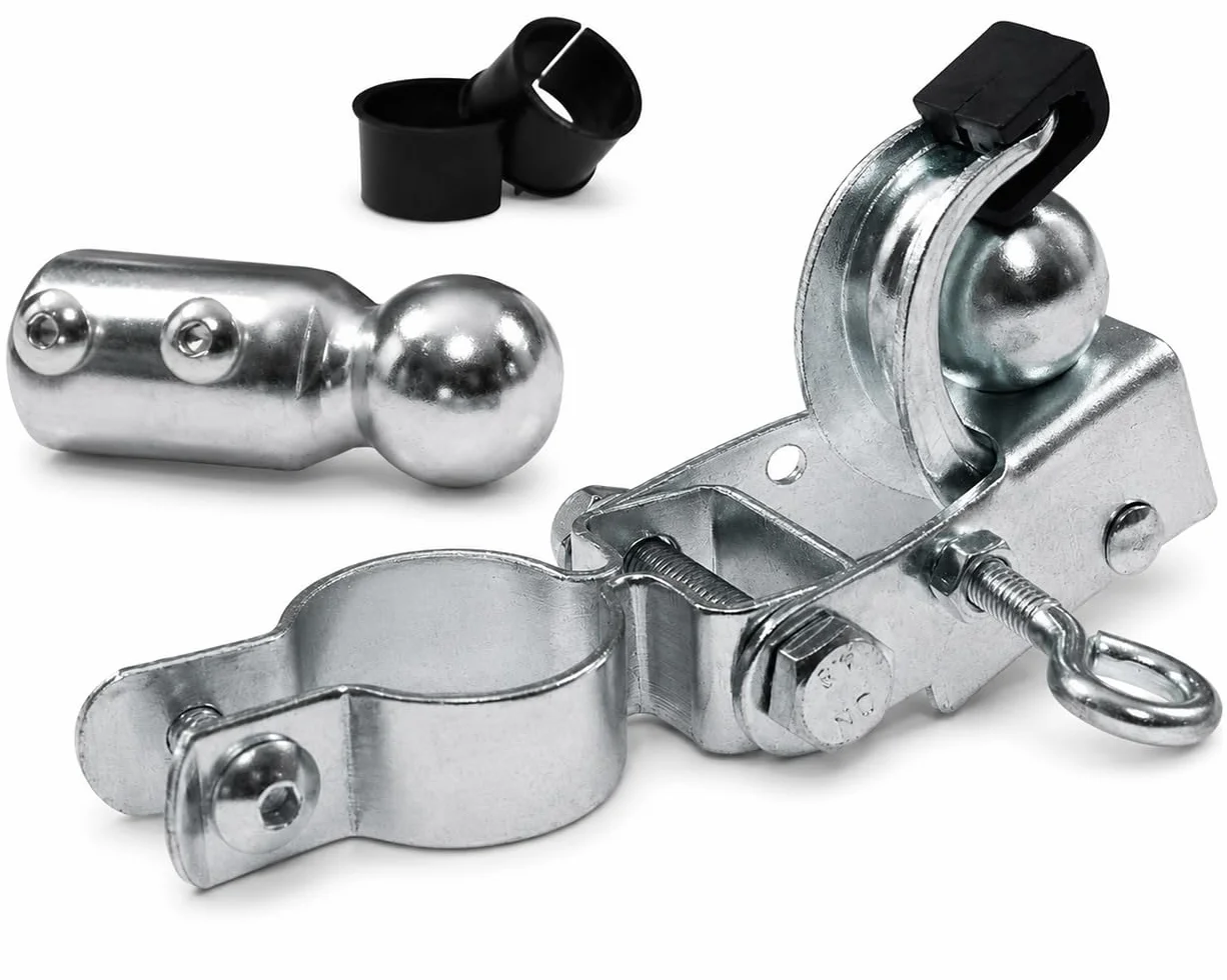2EXTREME Attache Remorque Vélo Tige de Selle 25,4 31,8 mm Acier Galvanisé Universel