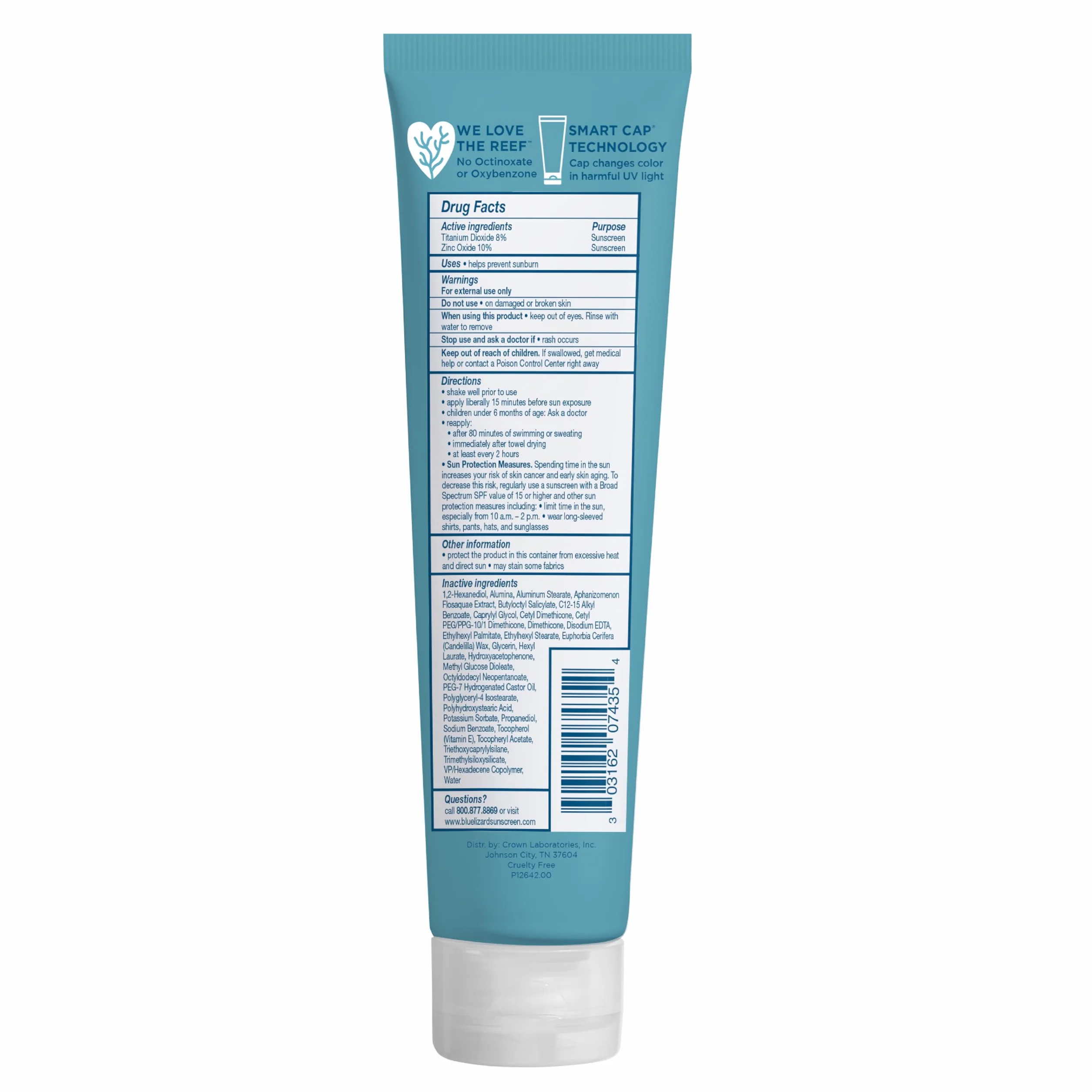 BLUE LIZARD Kids Sunscreen Lotion SPF 50+ 5 oz Crème