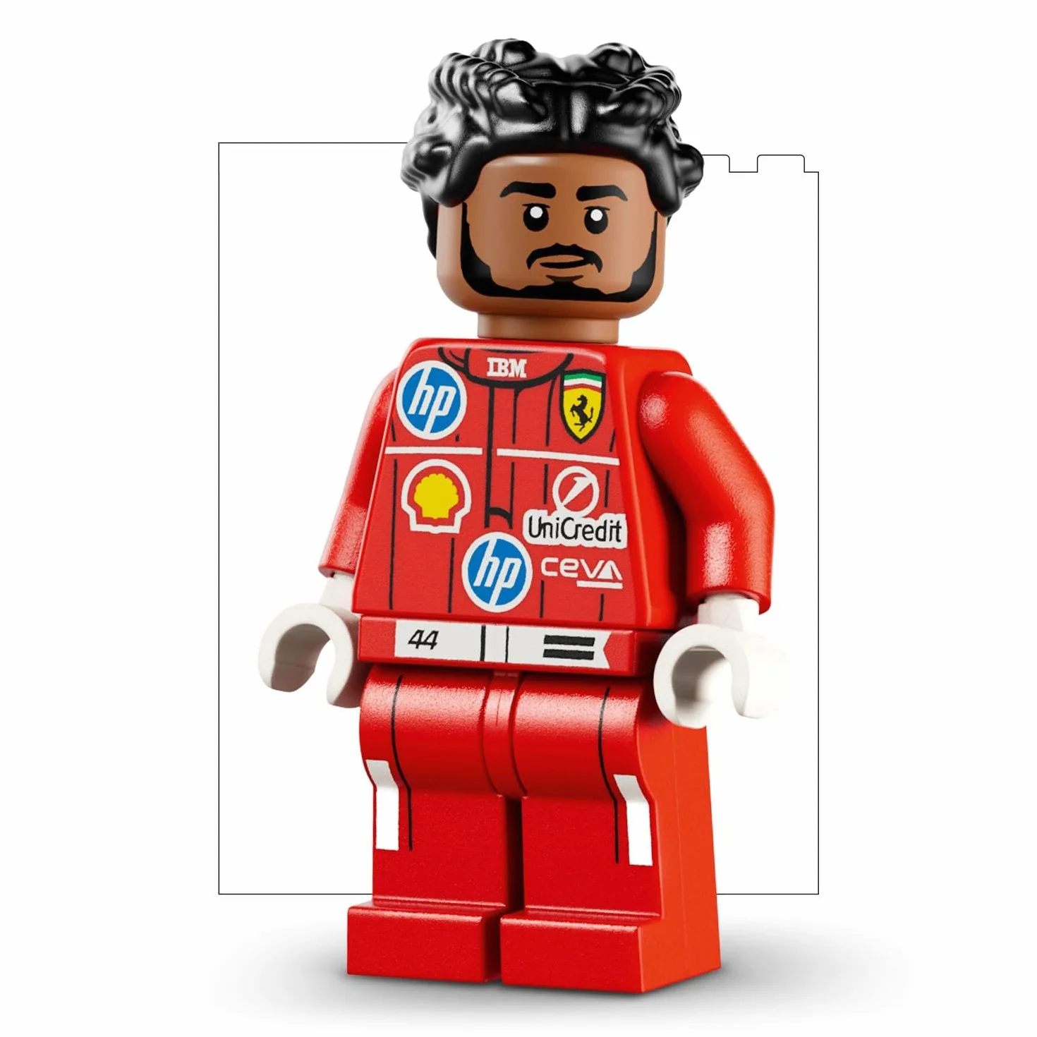 LEGO Scuderia Ferrari HP Casque Lewis Hamilton 43022 Maquette F1 Minifigurine Collector Cadeau 14 Ans Adulte