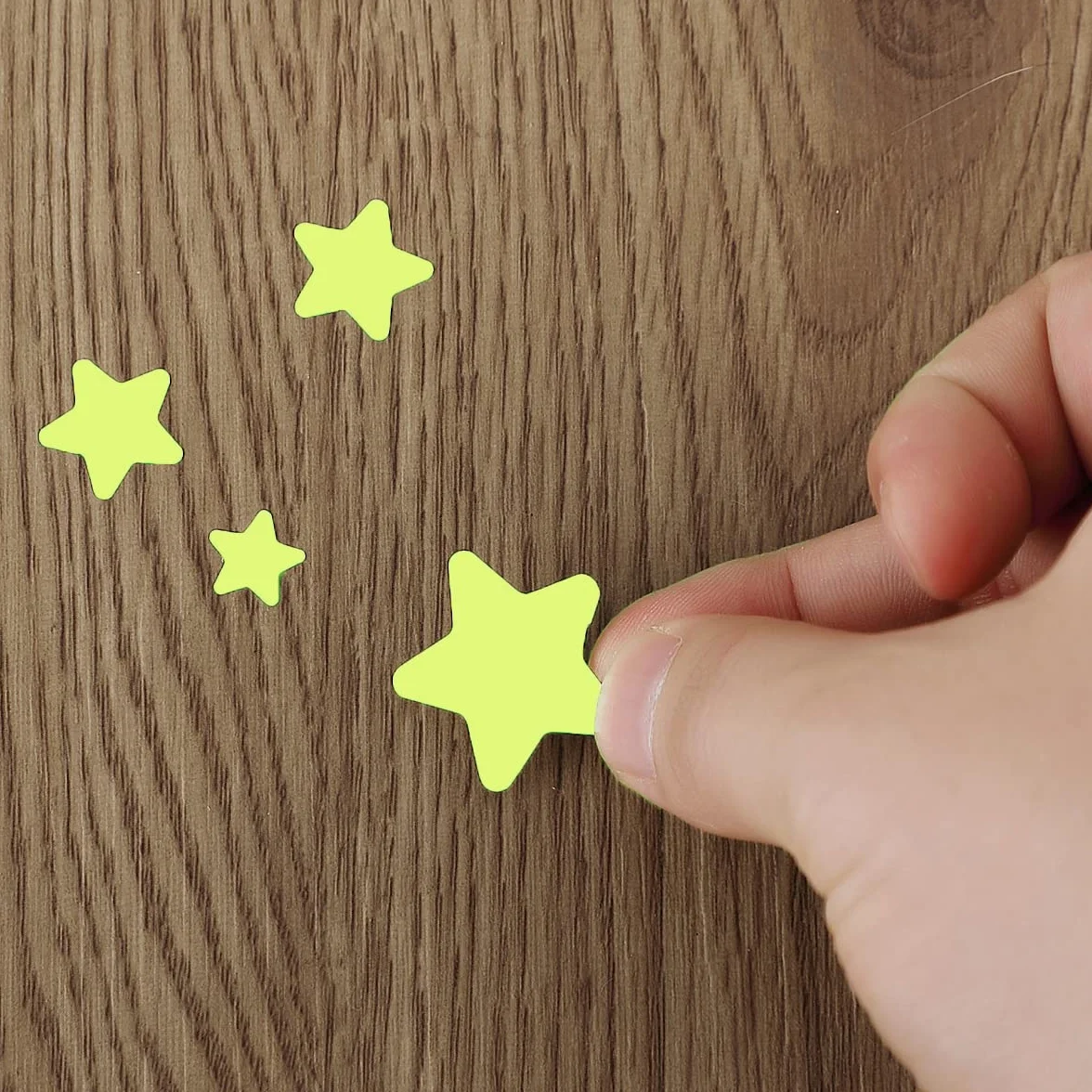 Étoiles Phosphorescentes Lumineux 455 Autocollants Fluorescent Stickers Phosphorescents Plafond Muraux Décoration Chambres Enfants