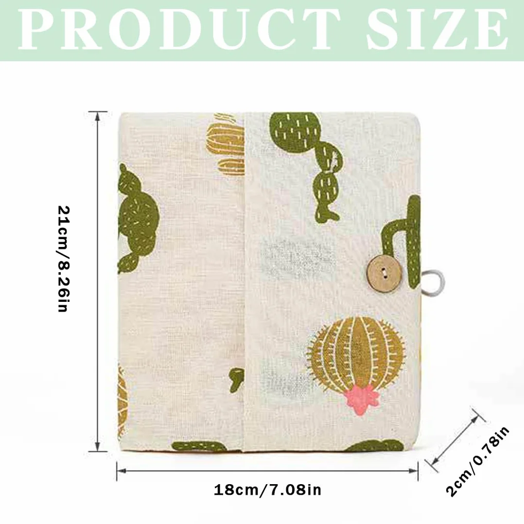 Sac à Couches de Bébé Suspendu Organisateur Pliable Portable 2 en 1 Cactus 18×21cm