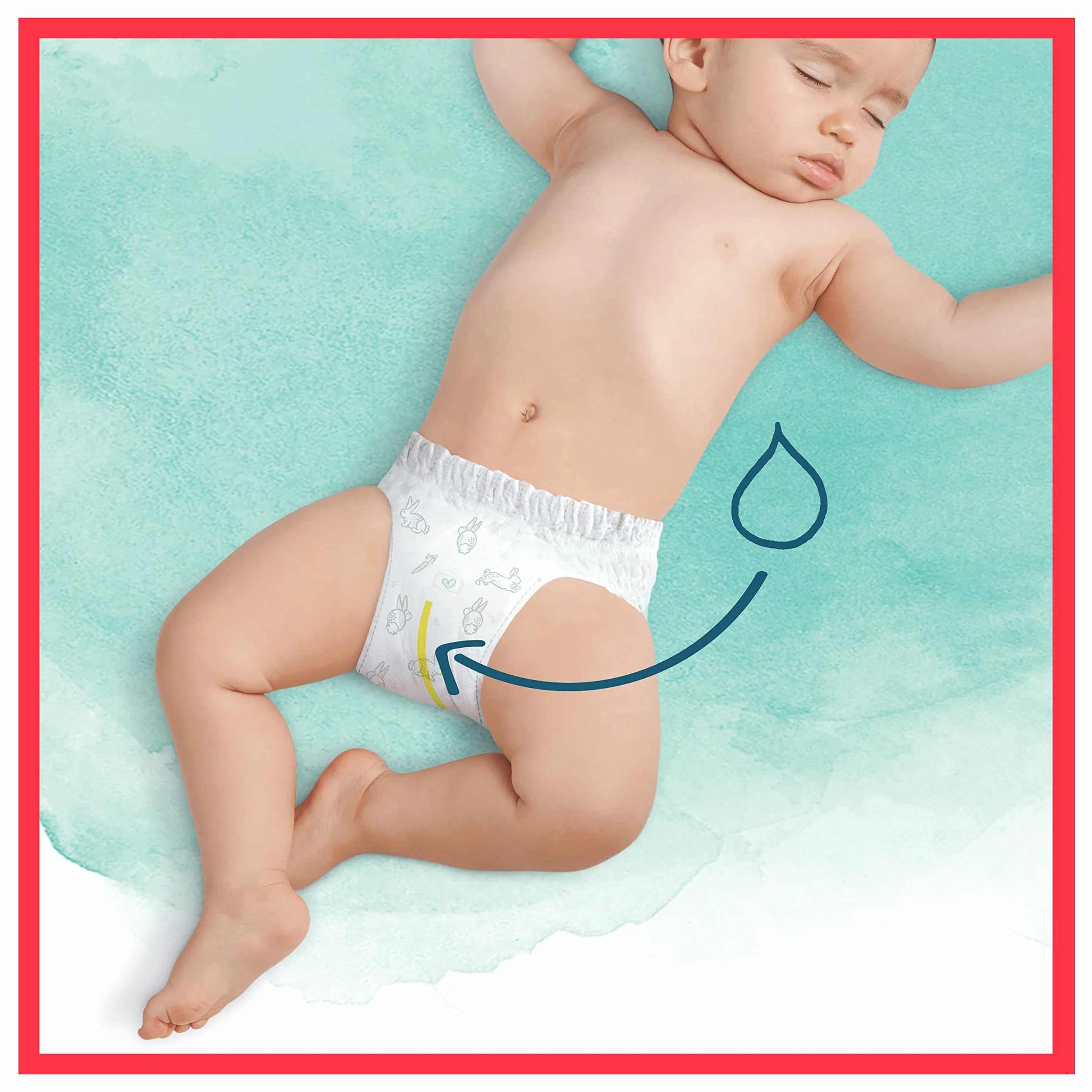 Pampers Couches-Culottes Taille 4 (9-15 kg) Harmonie 96 Couches-Culottes Bébé Multi Pack Hypoallergéniques