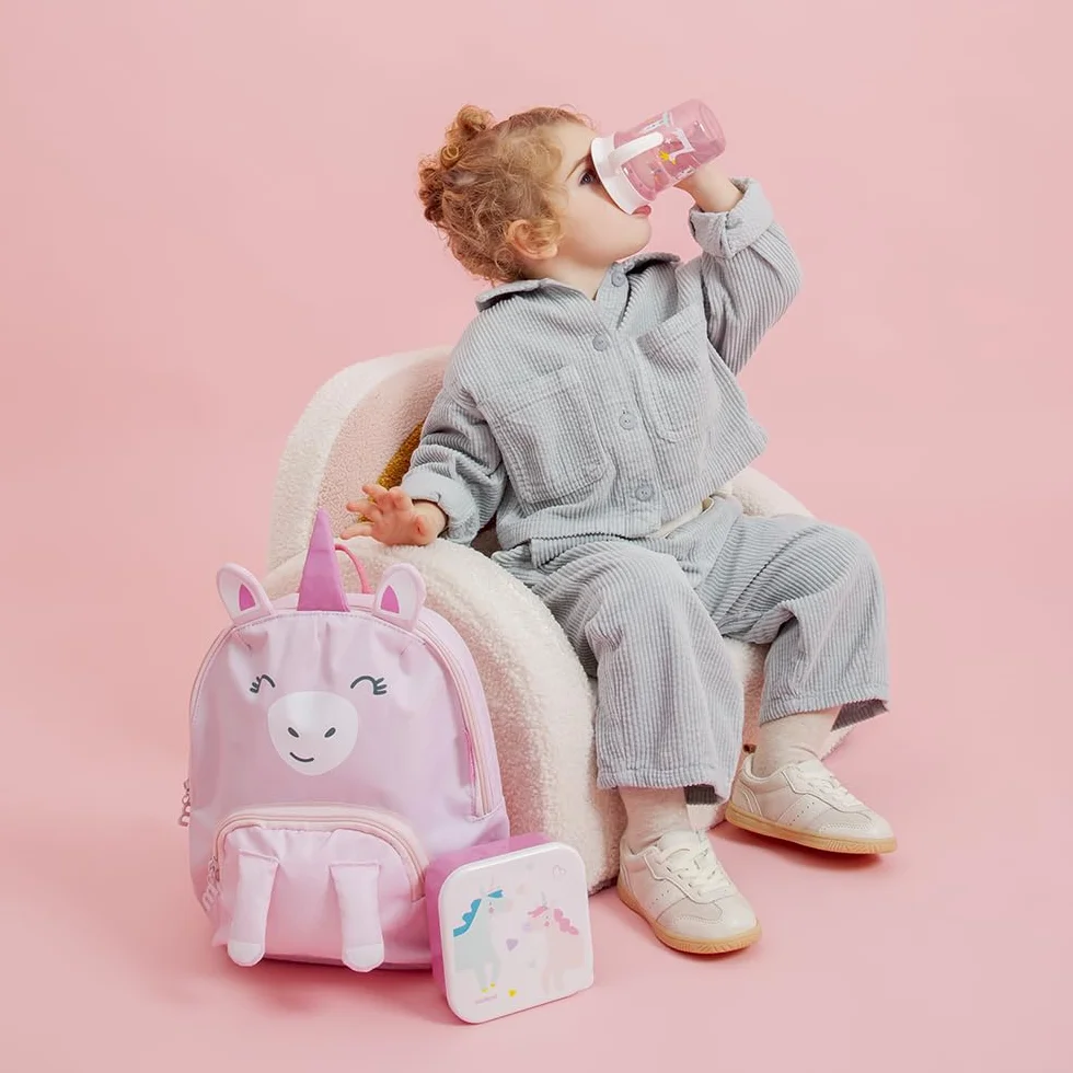 Miniland Set de 3 Boîtes à Déjeuner Enfant Empilables Lavables au Lave-Vaisselle Sans BPA