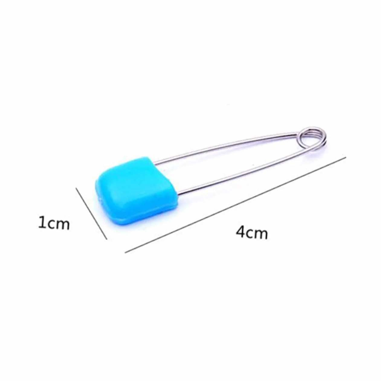 NUOBESTY Épingles de Sûreté en Acier et Plastique Lot de 100 pour Couche