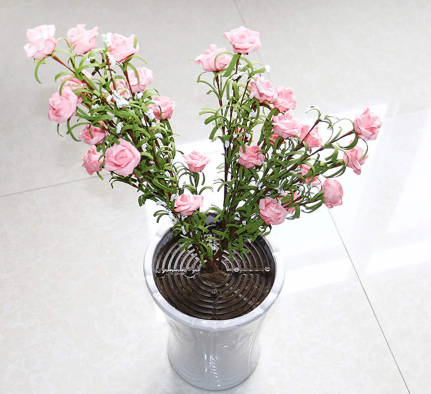 Yinong-EU Pot Protection pour Plantes, 52cm, Lot de 2, Marron