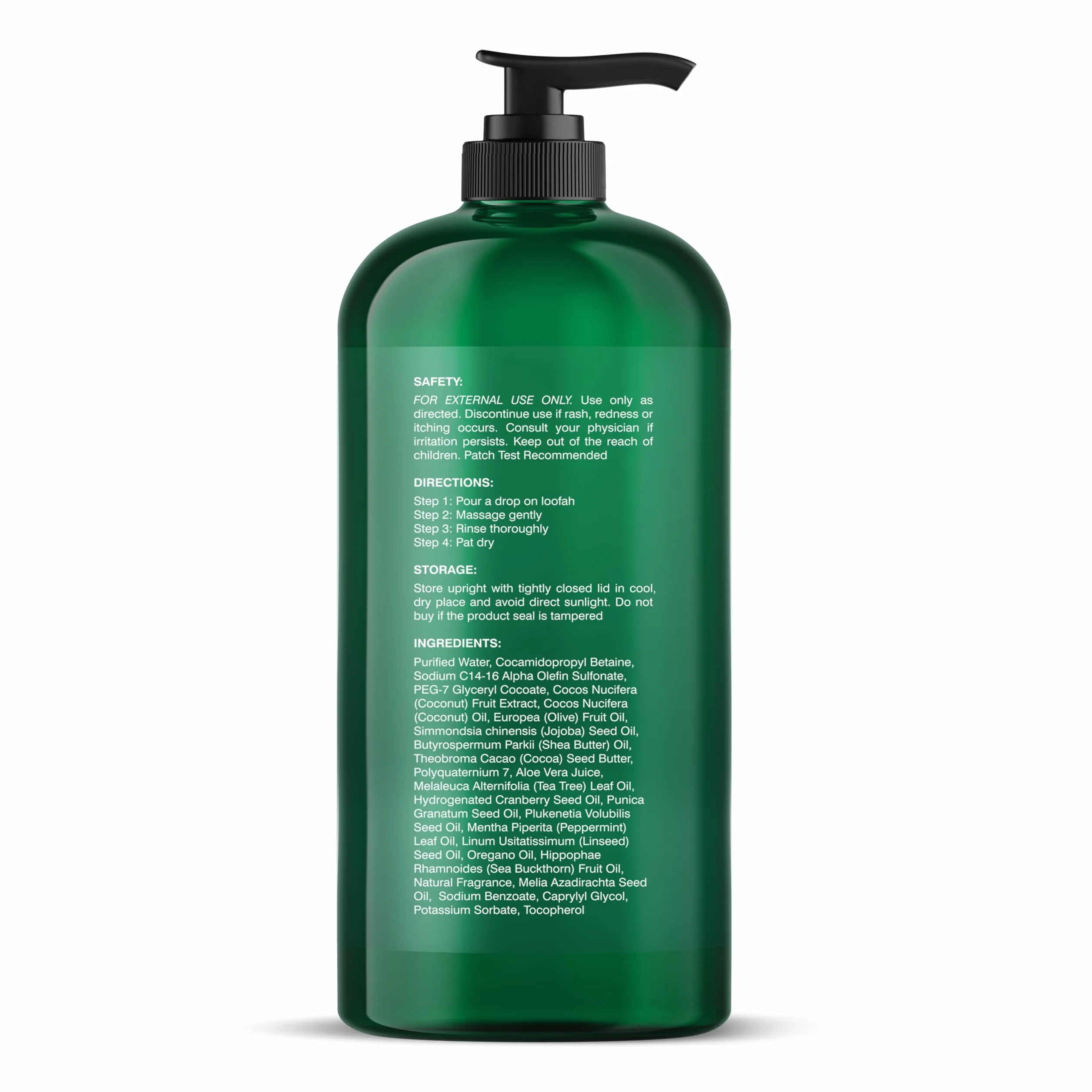 Botanic Hearth Gel douche à l'arbre à thé 473 ml Antifongique Anti-odeurs Naturel Sans Sulfates Ni Parabènes