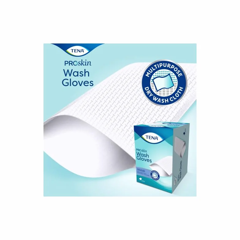 Tena Wash Glove 6 paquets 200 gants