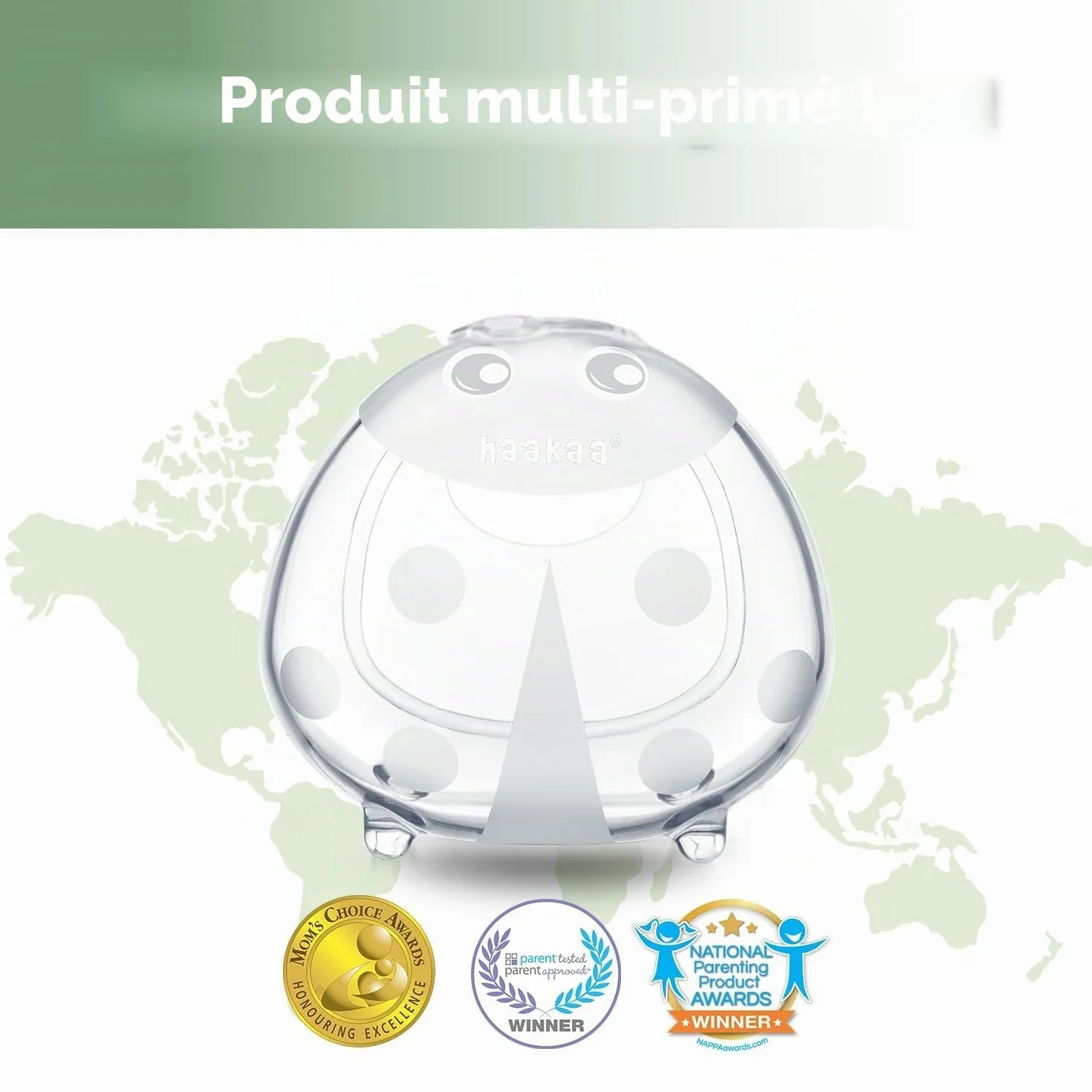 Haakaa Collecteur de Lait Maternel Ladybug 75ml 1 unité