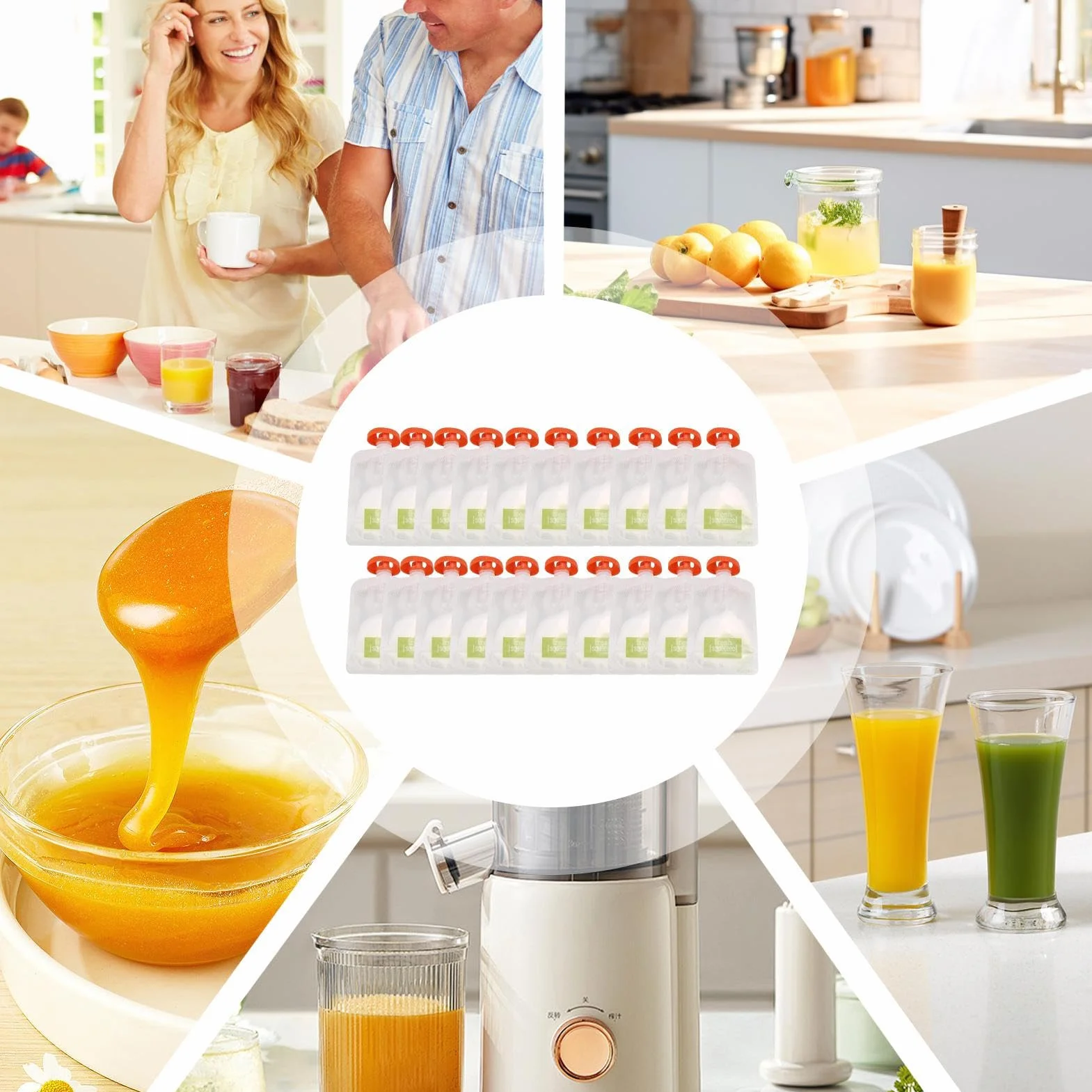 Squeeze Station Fabricant De Jus À Base, Station À Presser Pour Bébé, Jus De Fruits Frais Fait Maison