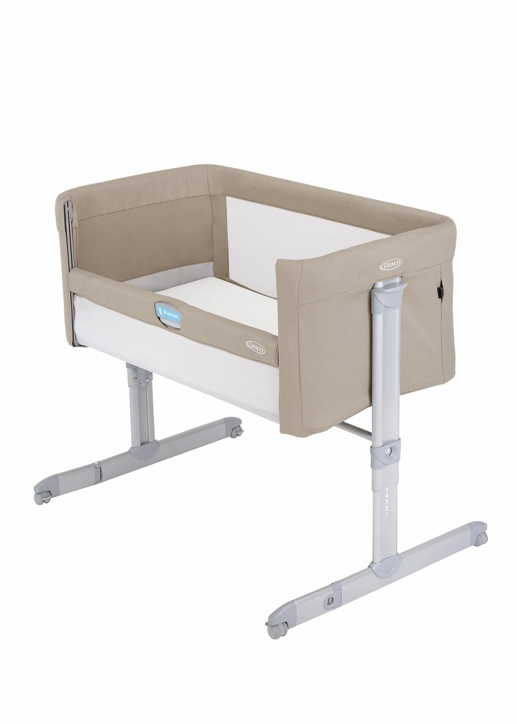 GRACO Sweet2Sleep™ Lit d'appoint co-Sommeil, de la Naissance à 6 Mois (Max. 9 kg), Oatmeal