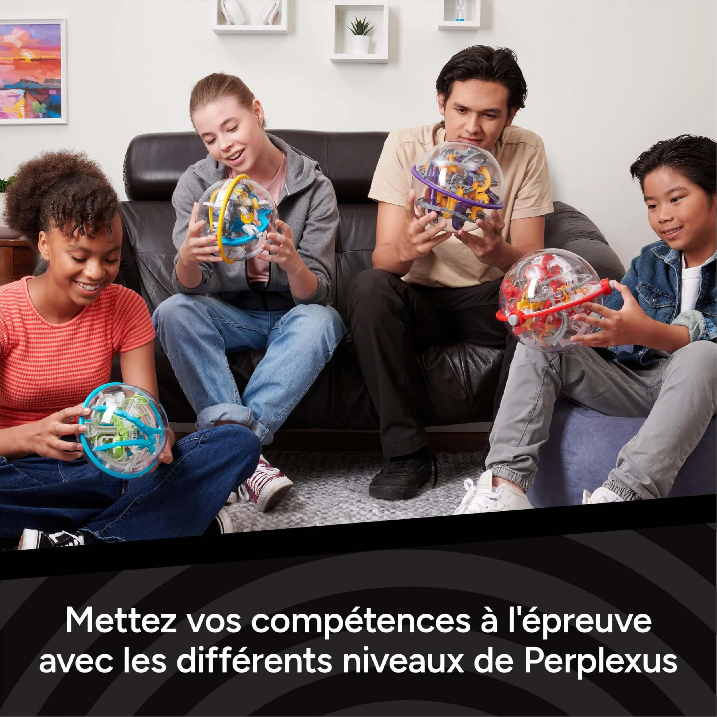 PERPLEXUS BEAST Labyrinthe Parcours 3D Original 100 Défis Jeu d'Action et de Réflexe Casse-tête Enfant 9 Ans et +