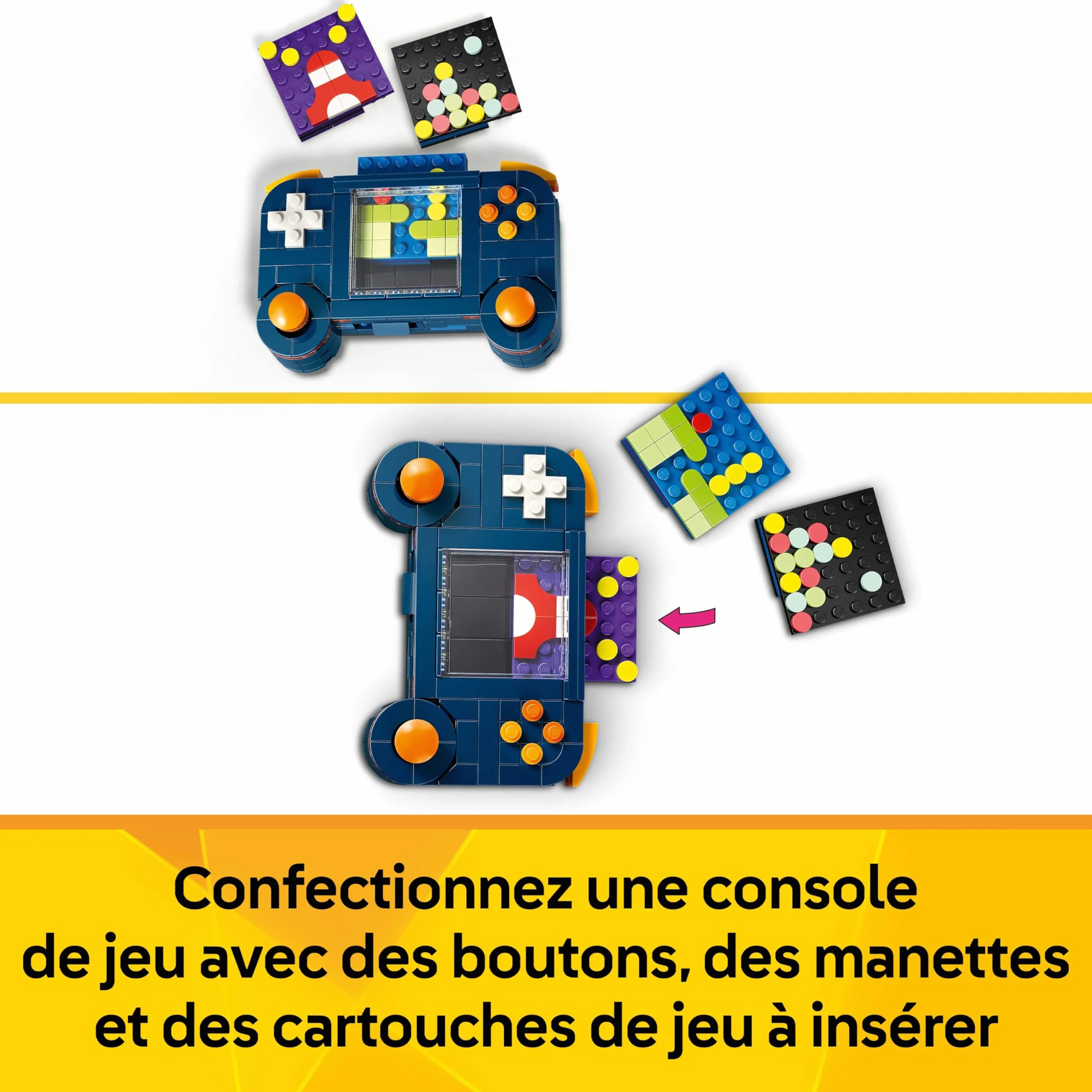 LEGO Creator 3-en-1 La Console de Jeu Rétro 31380 Jouet de Construction Borne d’Arcade Ordinateur Clavier Souris Cadeau Gaming 8 Ans