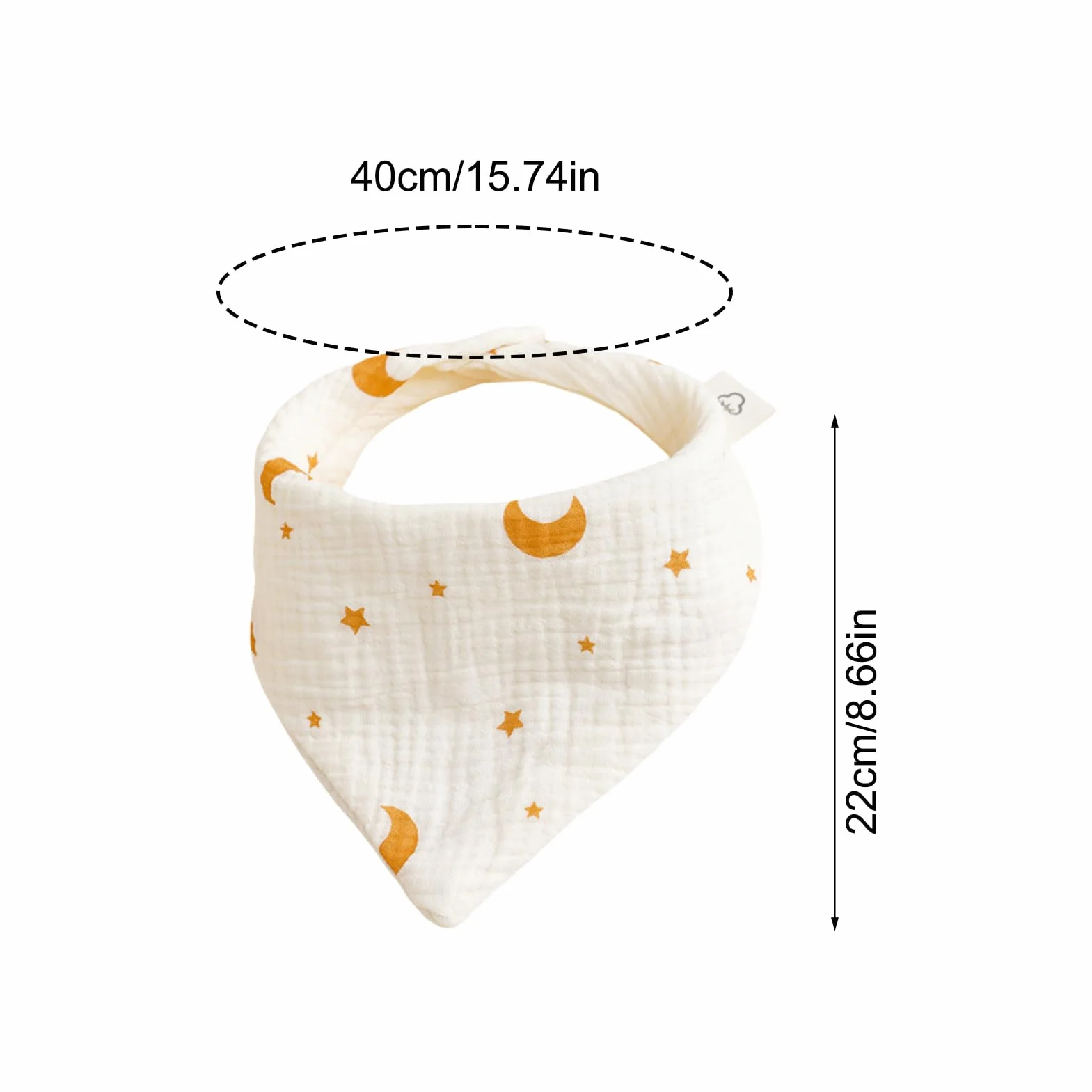 Bavoirs Bébé Doux Tissu Respirant Anti-Régurgitation Super Absorbant Unisexe