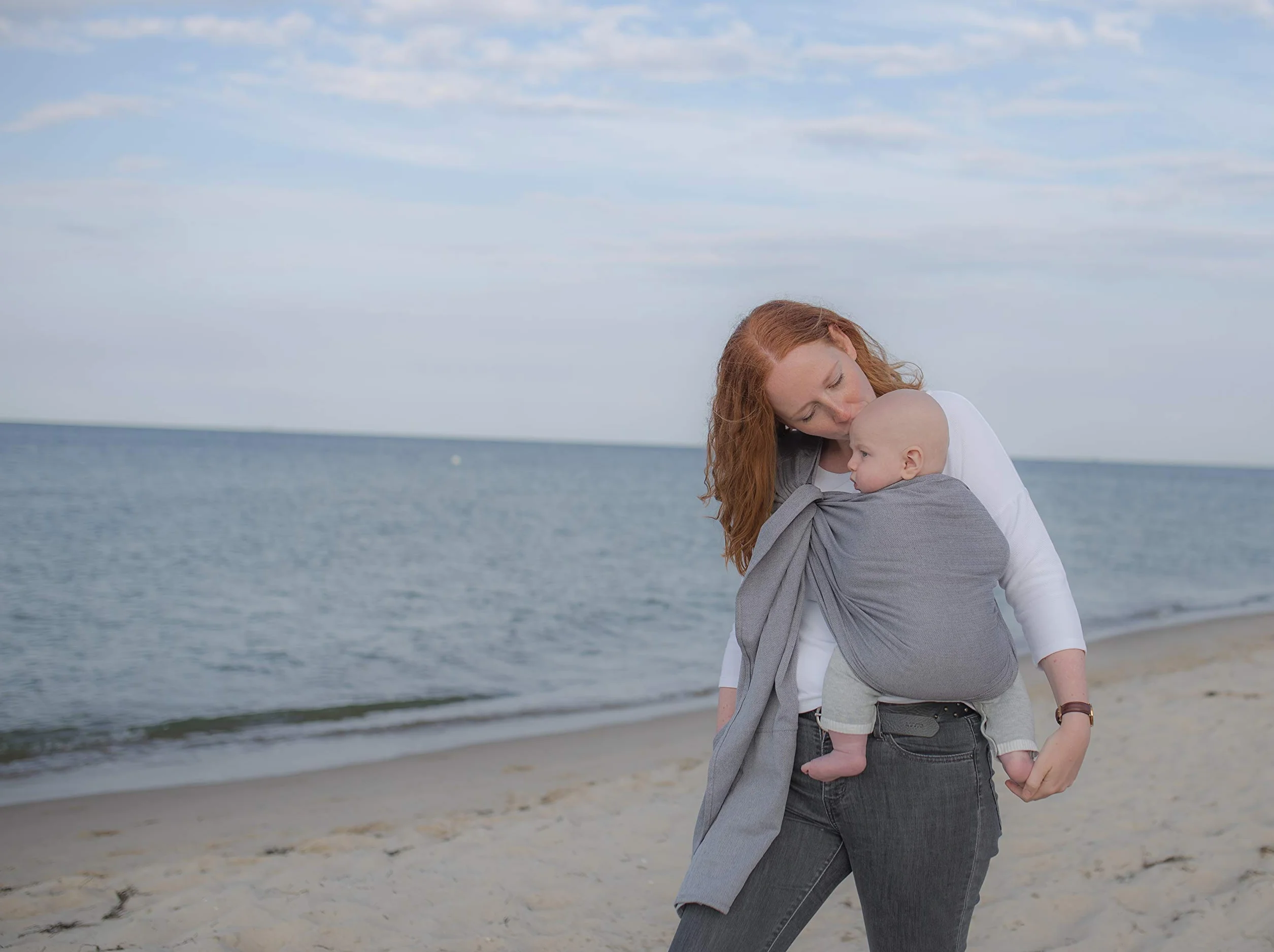 Amazonas Ring Sling Echarpes de Portage Grey 180 cm