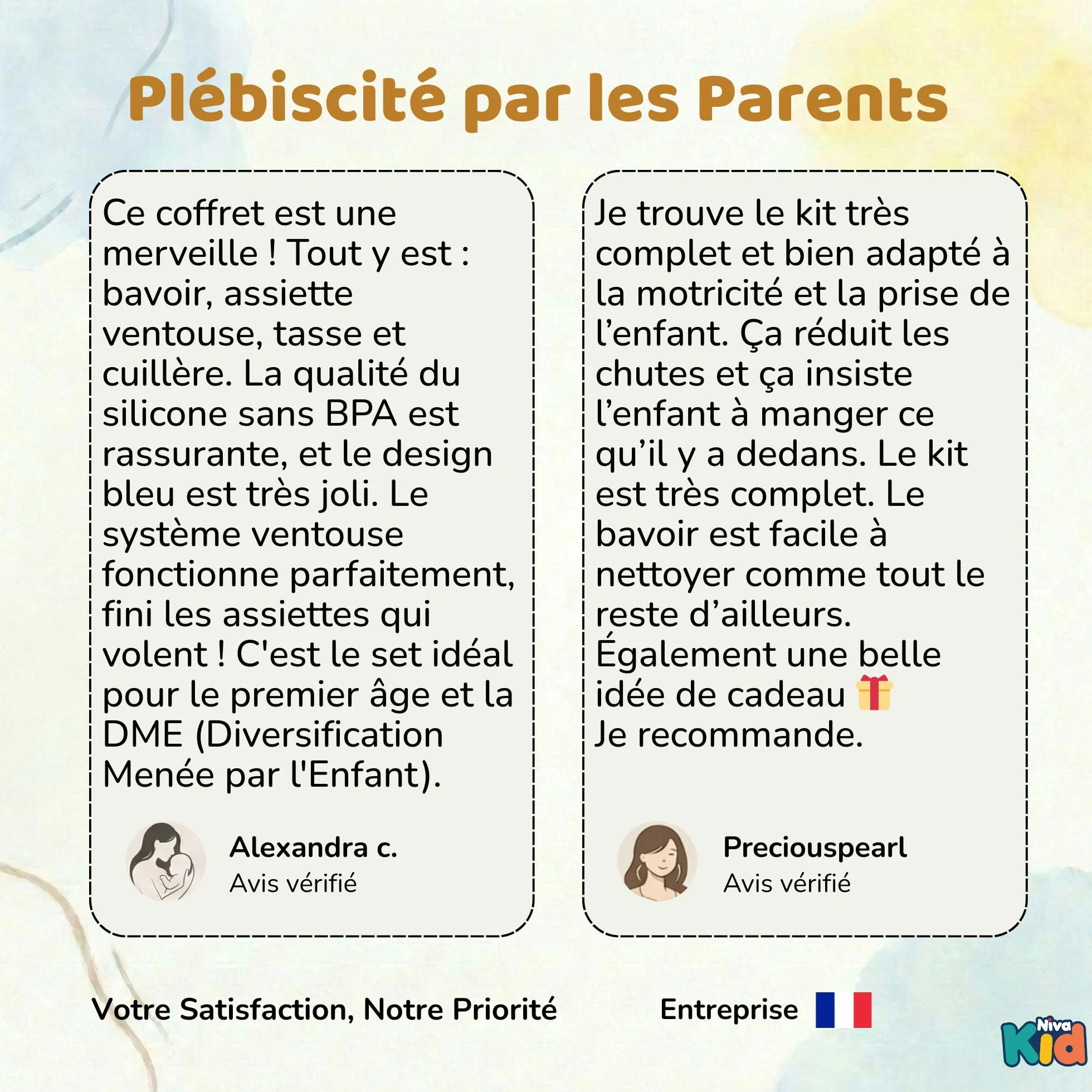 Coffret Repas Bébé Silicone Set Vaisselle 1er Âge Assiette Ventouse Cuillère Bavoir Tasse Sans BPA DME Bébé Beige