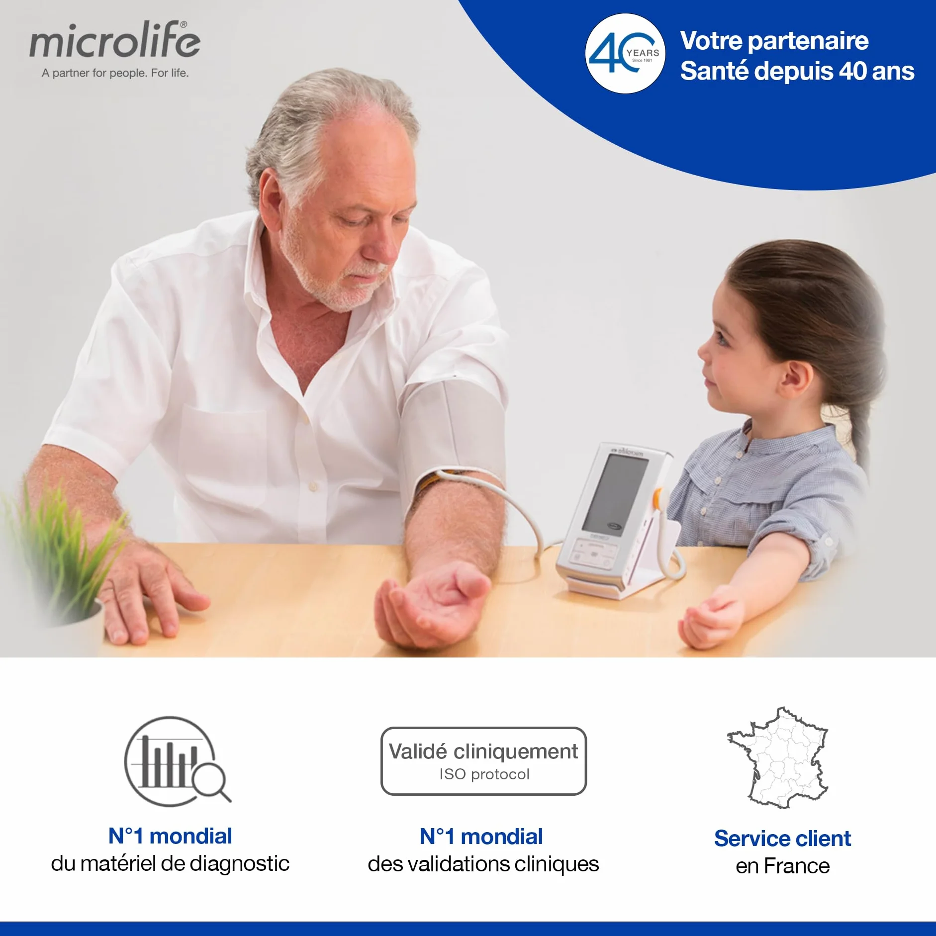 Microlife MT 850 Thermomètre Digital 3 Modes Corps/Bain/Ambiant Ultra-rapide 8 sec Alarme Fièvre Écran Rétro-Éclairé