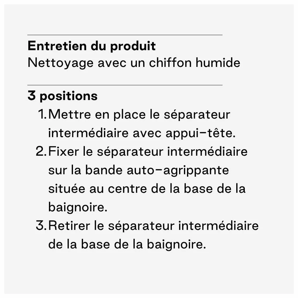 Jané Baignoire Gonflable Bébé 3 Positions 30L Antidérapante Bleu