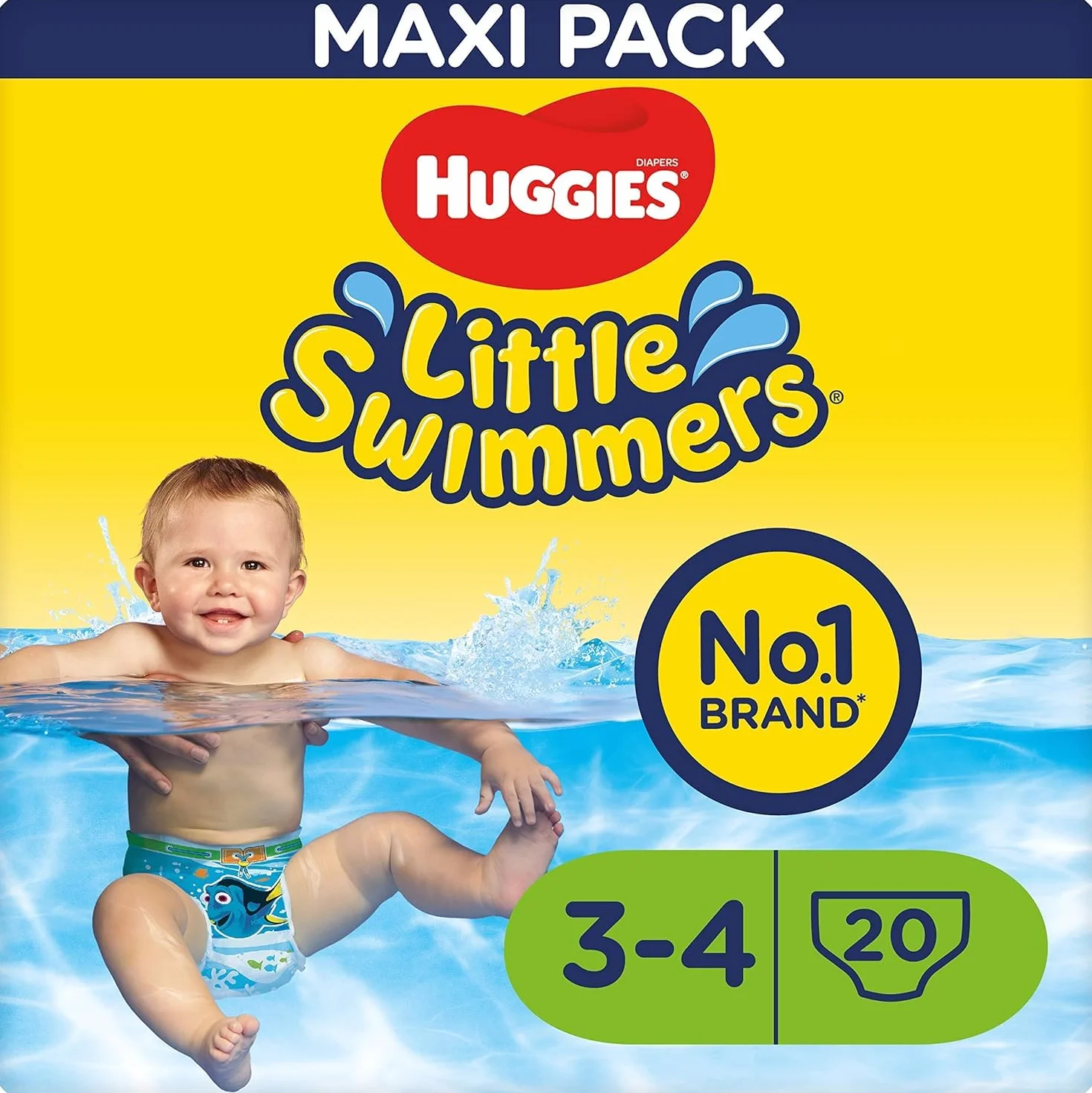 HUGGIES Little Swimmers T3/4 Maxi Pack x20