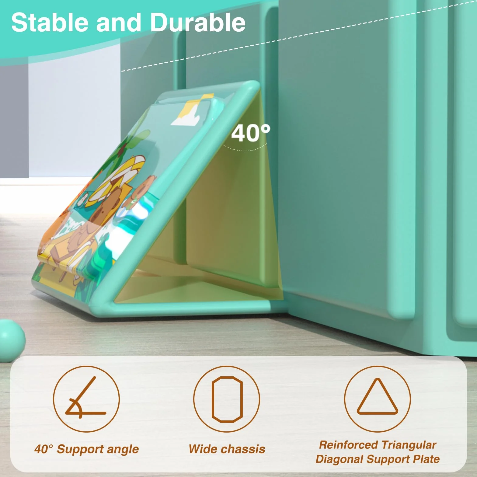 Baignoire pliable portable pour bébé 75 x 45 x 25 cm 0-6 ans vert menthe