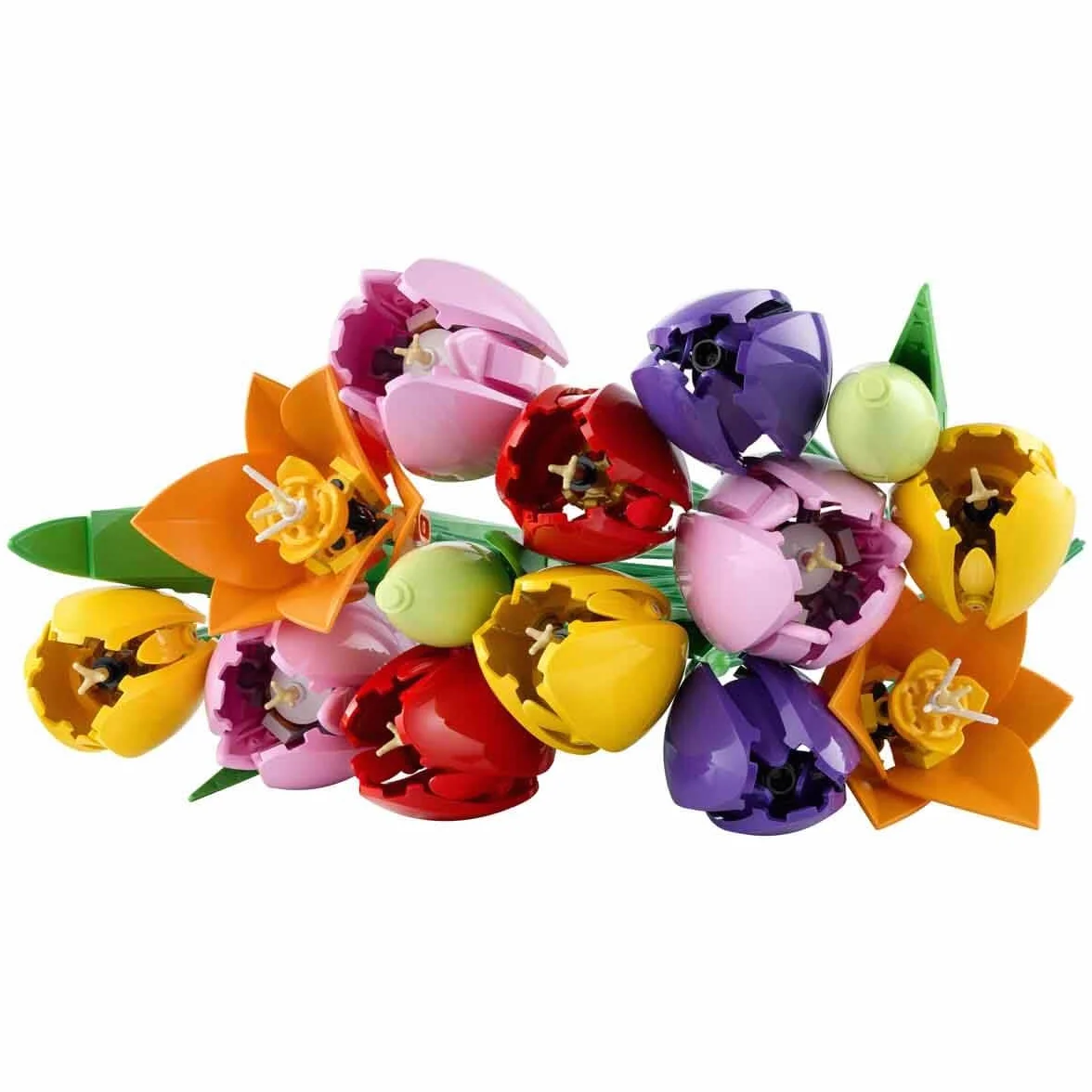 LEGO Botanicals Le Bouquet de Tulipes 11501 Set de Construction pour Adulte Fleurs Artificielles 14 Tulipes 5 Couleurs