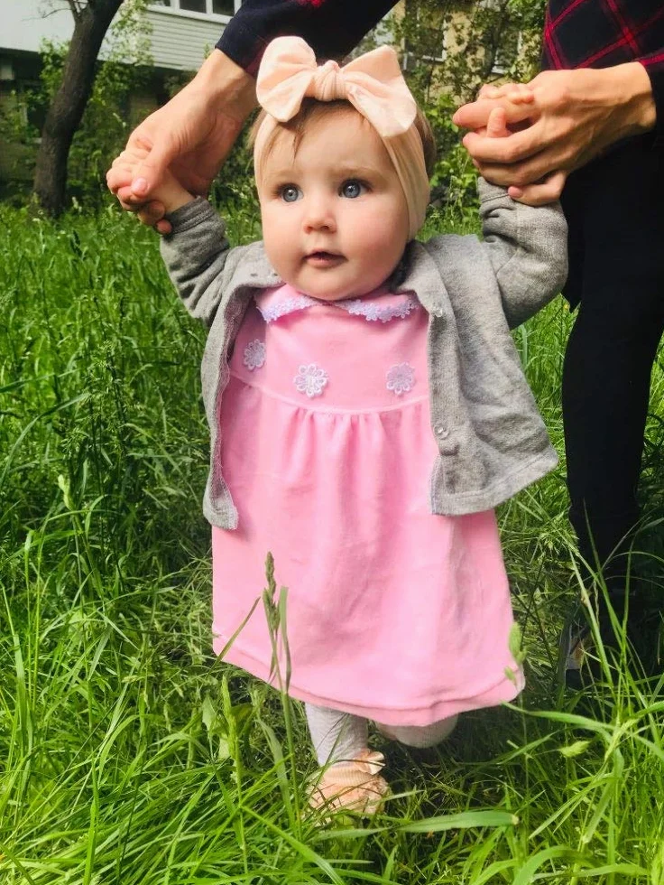 JOYOYO Bandeaux Bébé Fille 0-3 Mois doux élastique avec nœuds