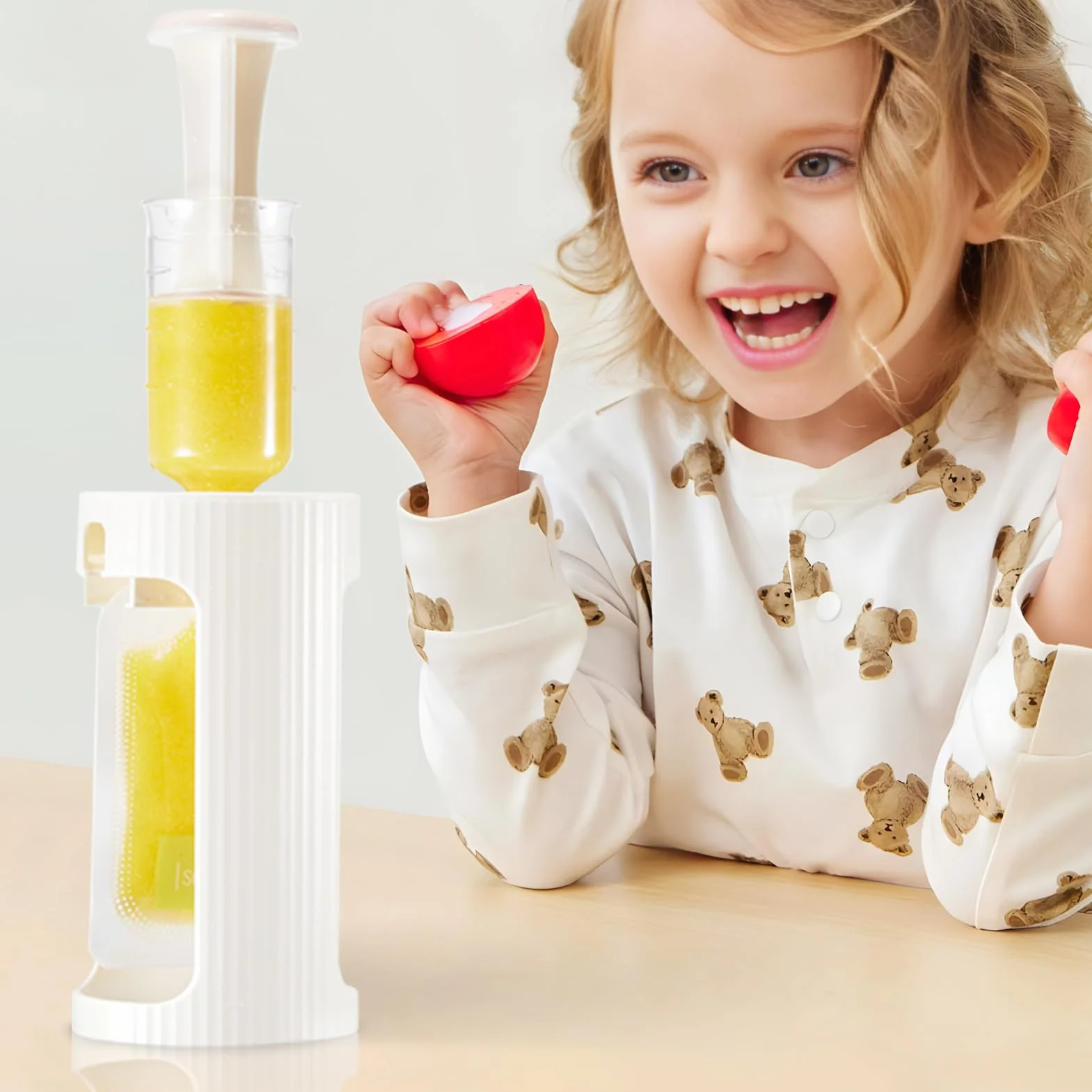 Machine À Aliments Pour Bébé - Station De Remplissage De Purée Fruits Avec Sac De Pressage 10Pcs - Portable Purée Squeezer
