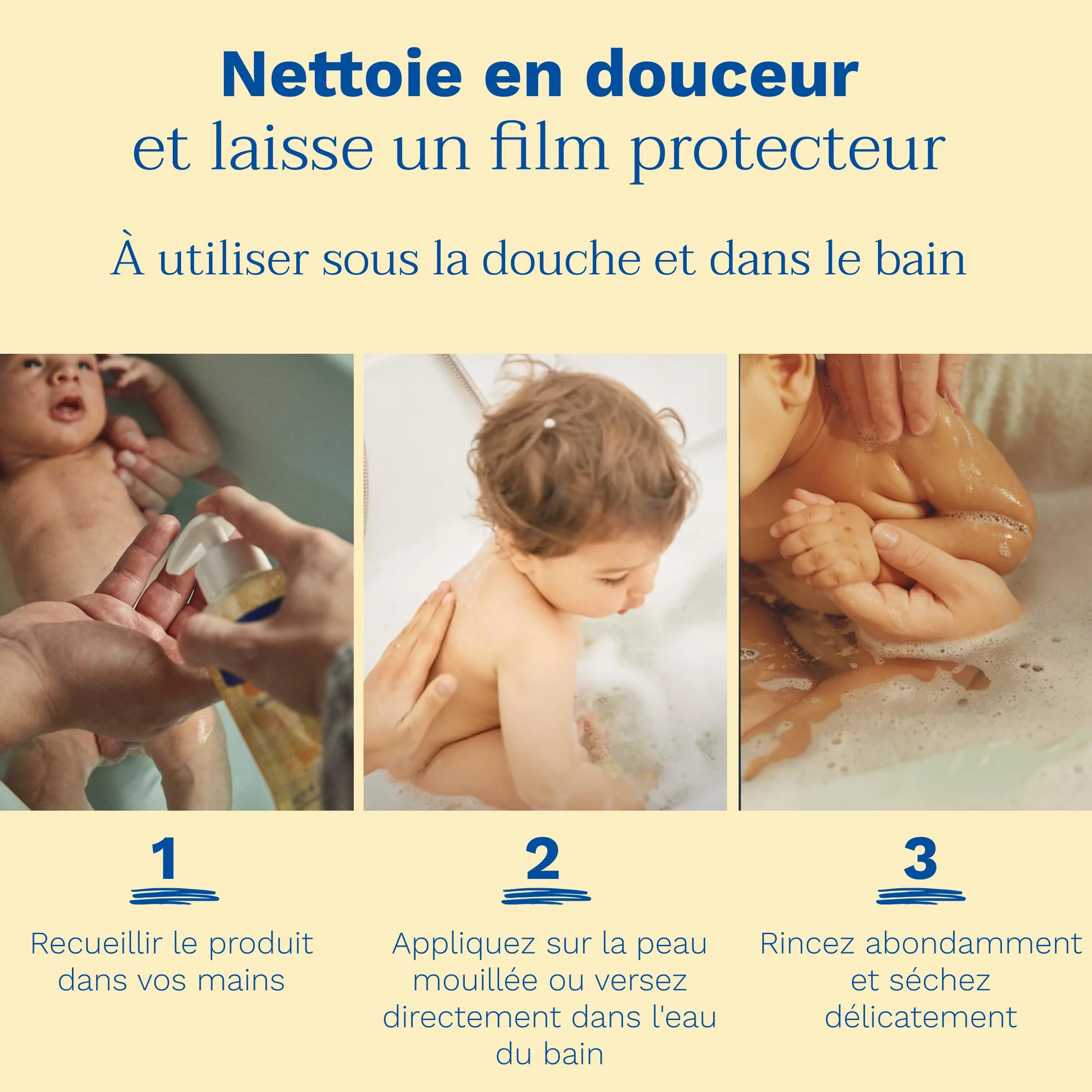 Mustela Huile Lavante Bébé 98% d'ingrédients d'origine naturelle pour Peau Sèche et Sensible