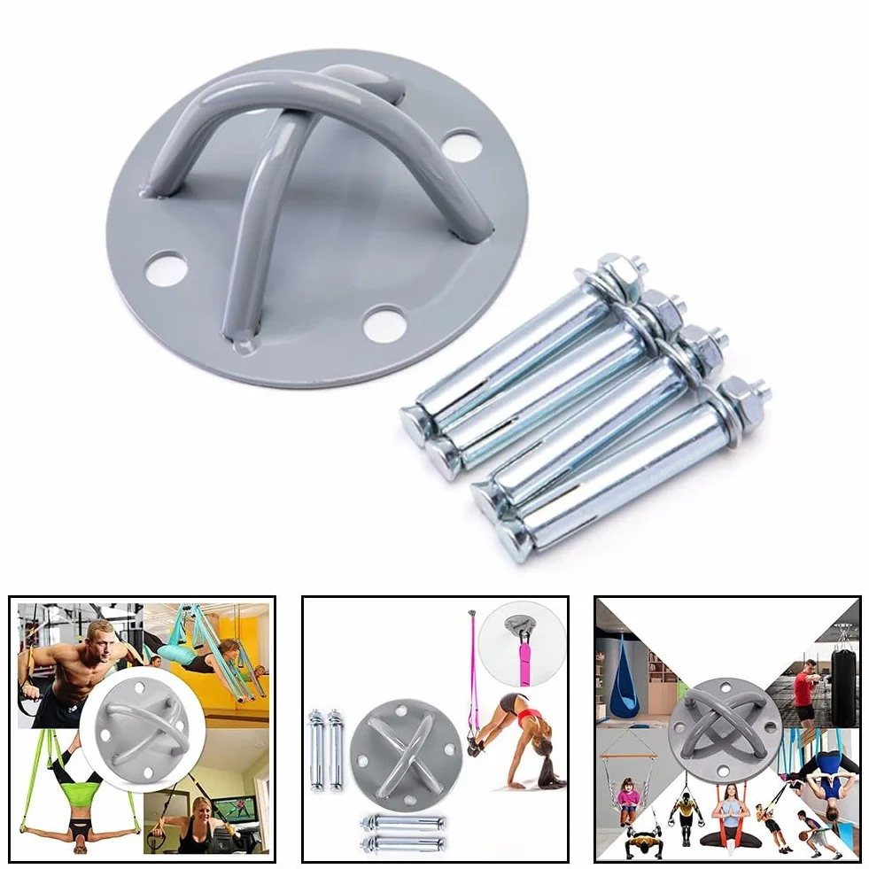 FUBESK Support de suspension mural salle de sport fitness 4 trous 1000 kg