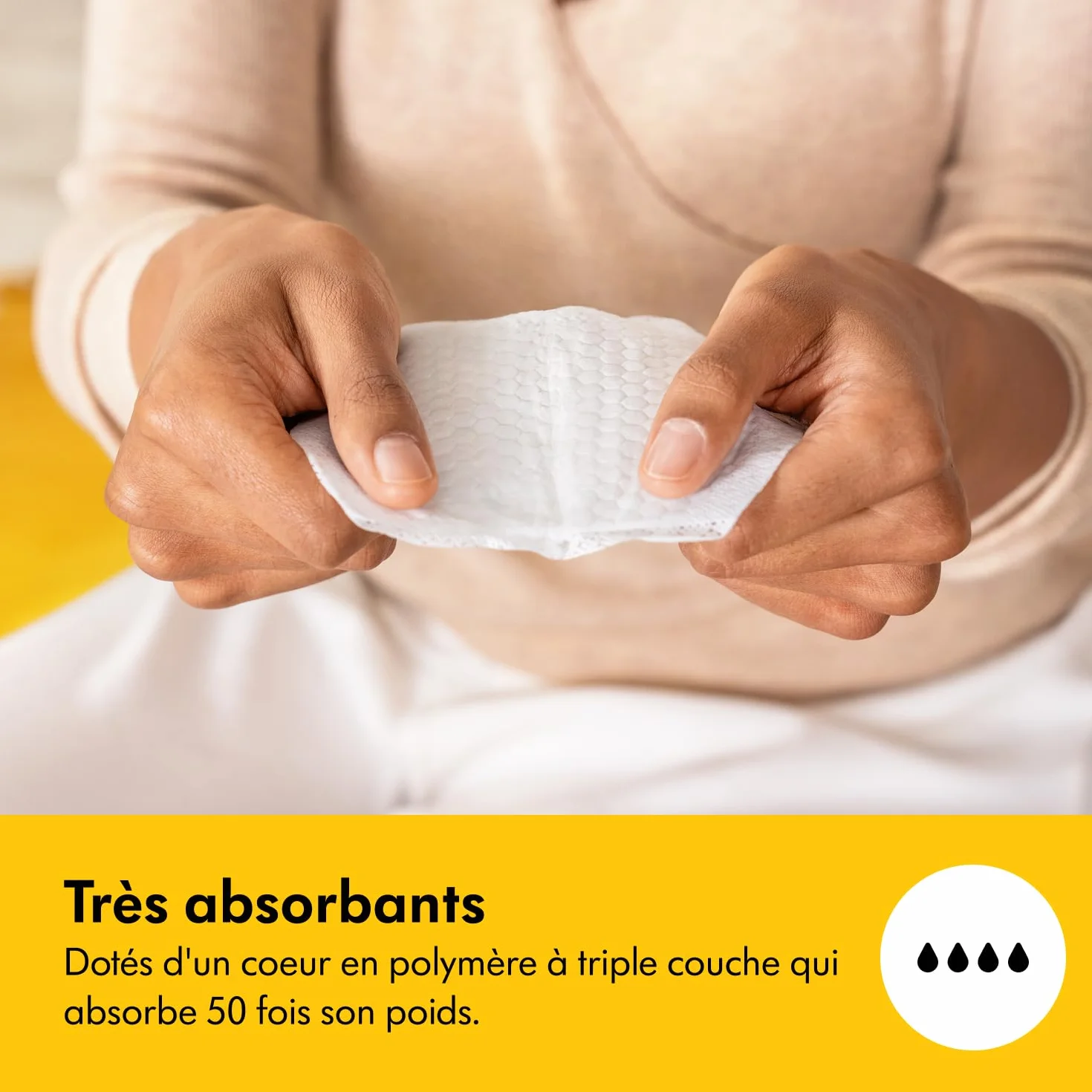 Medela coussinets d'allaitement ultrarespirants absorbants discrets lot de 120